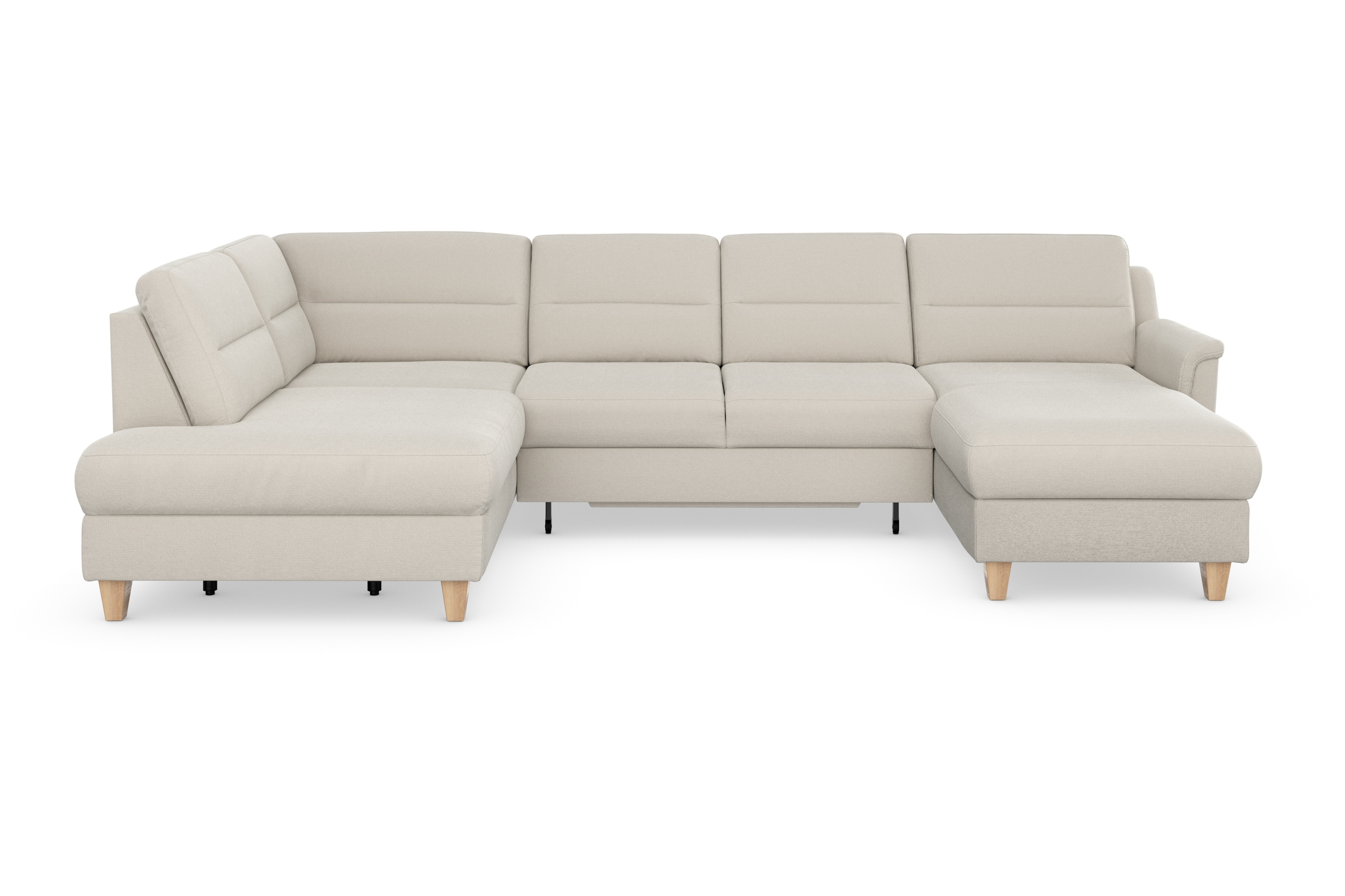 sit&more Wohnlandschaft »Farö U-Form«, inklusive Federkern, wahlweise mit Bettfunktion und Bettkasten