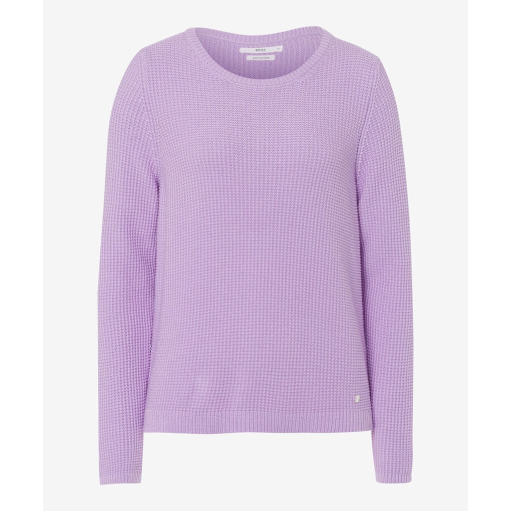 Damenmode Pullover Brax Strickpullover »Style LISA« lila Damenmode Pullover Brax Strickpullover »Style LISA« lila