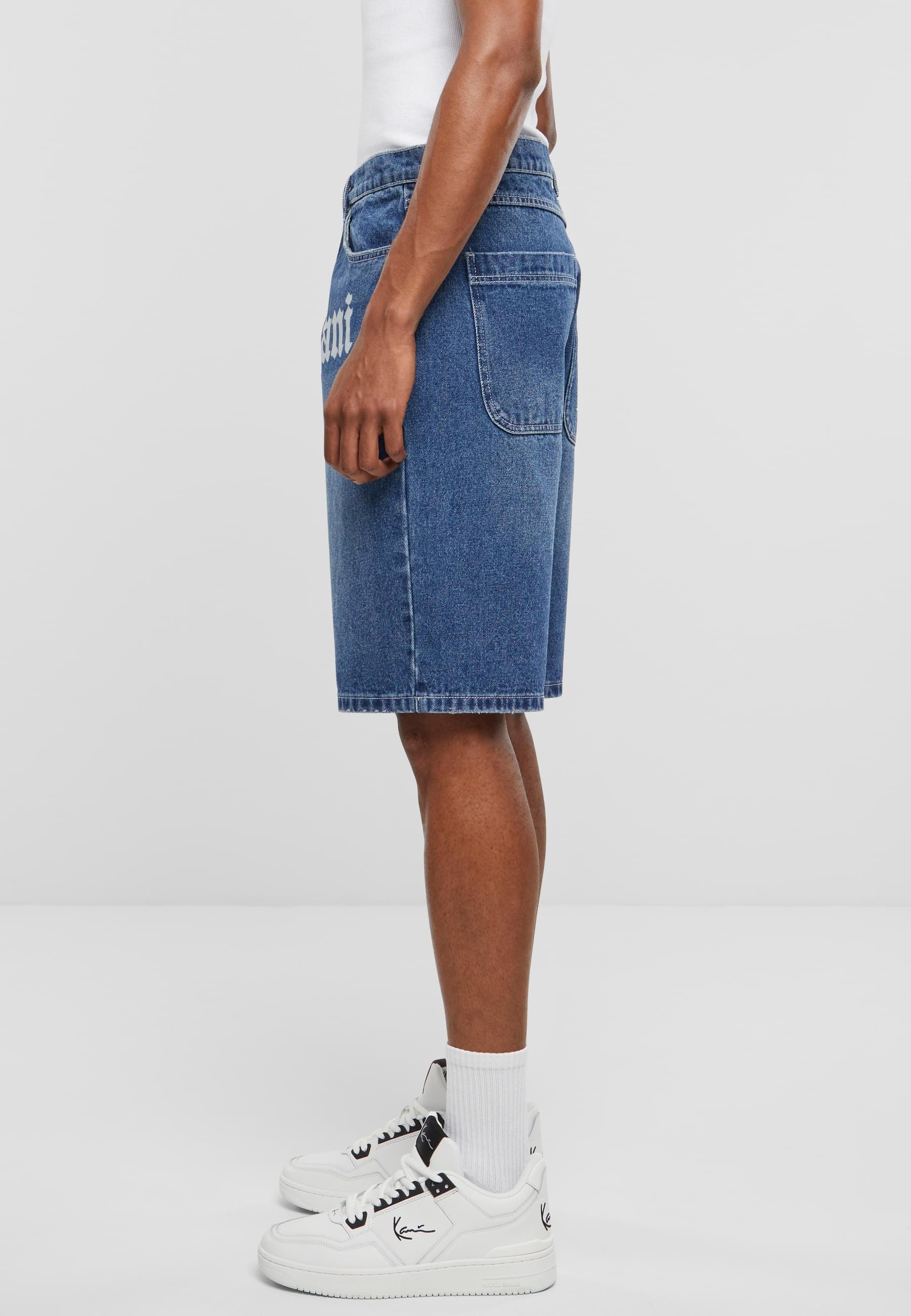 Karl Kani Shorts »Karl Kani Herren Karl Kani OG Old English Denim Shorts«, (1 tlg.)