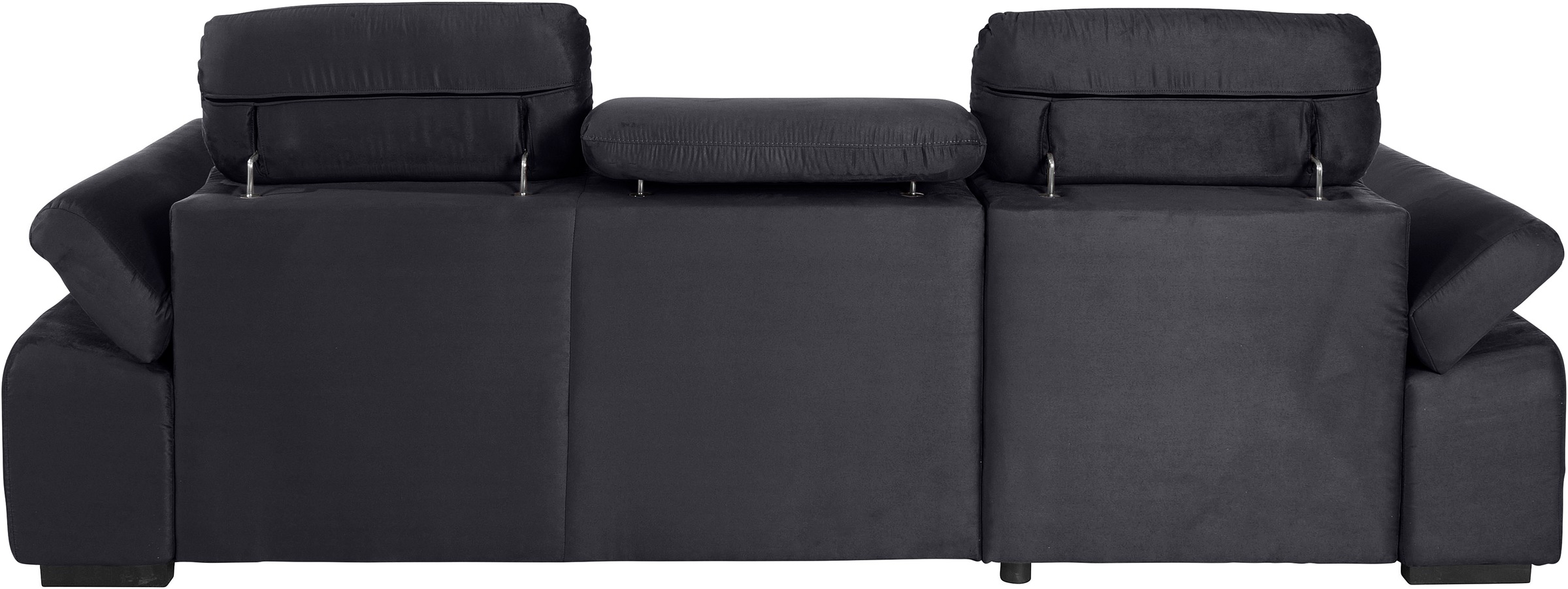 COTTA Ecksofa »Lola L-Form mit Kopfteilfunktion & Hocker«, (Set, mit Hocker), wahlweise mit Bettfunktion, Bettkasten & Armteilverstellung