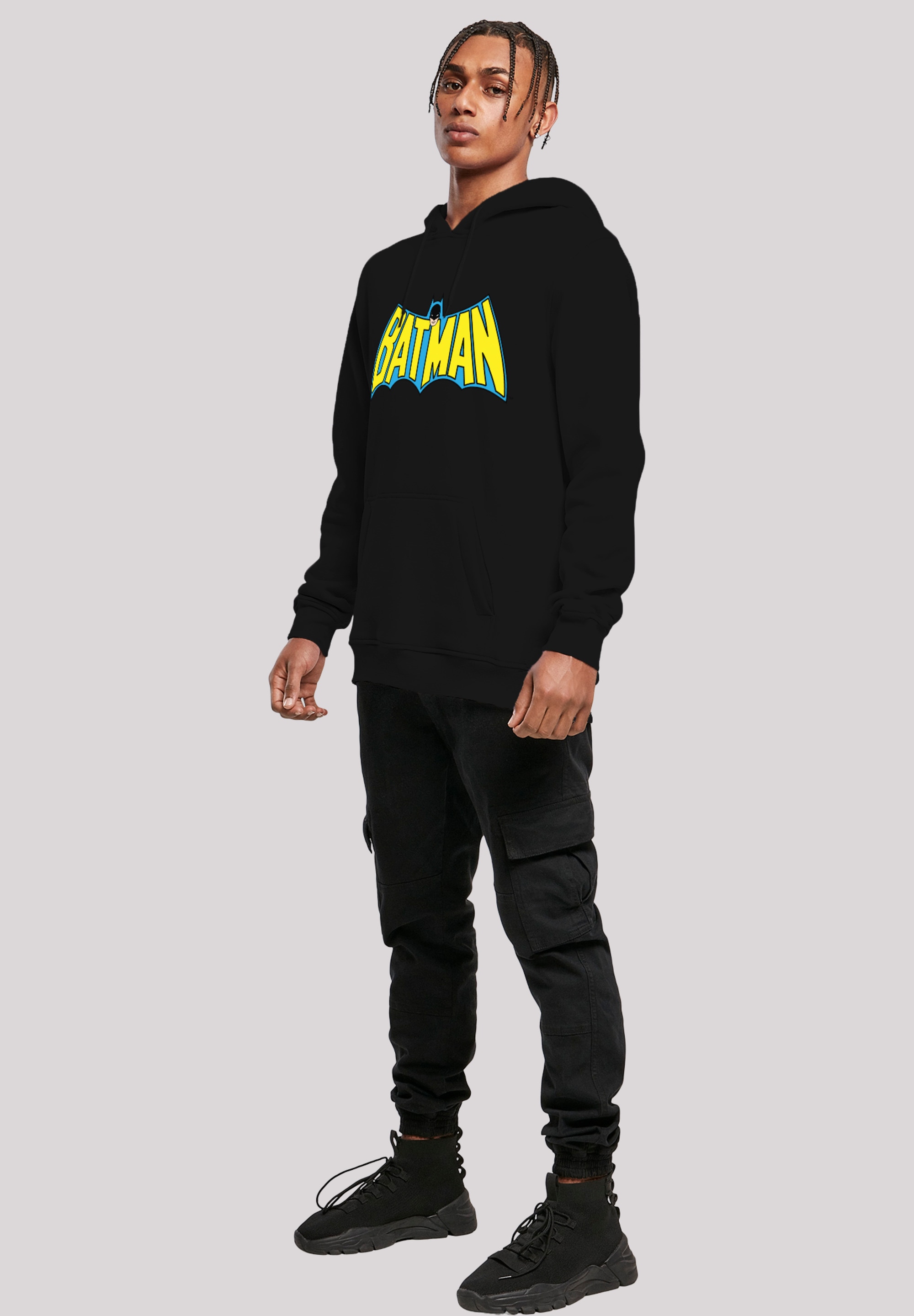 F4NT4STIC Kapuzenpullover »DC Comics Superhelden Batman Retro Logo«, Print