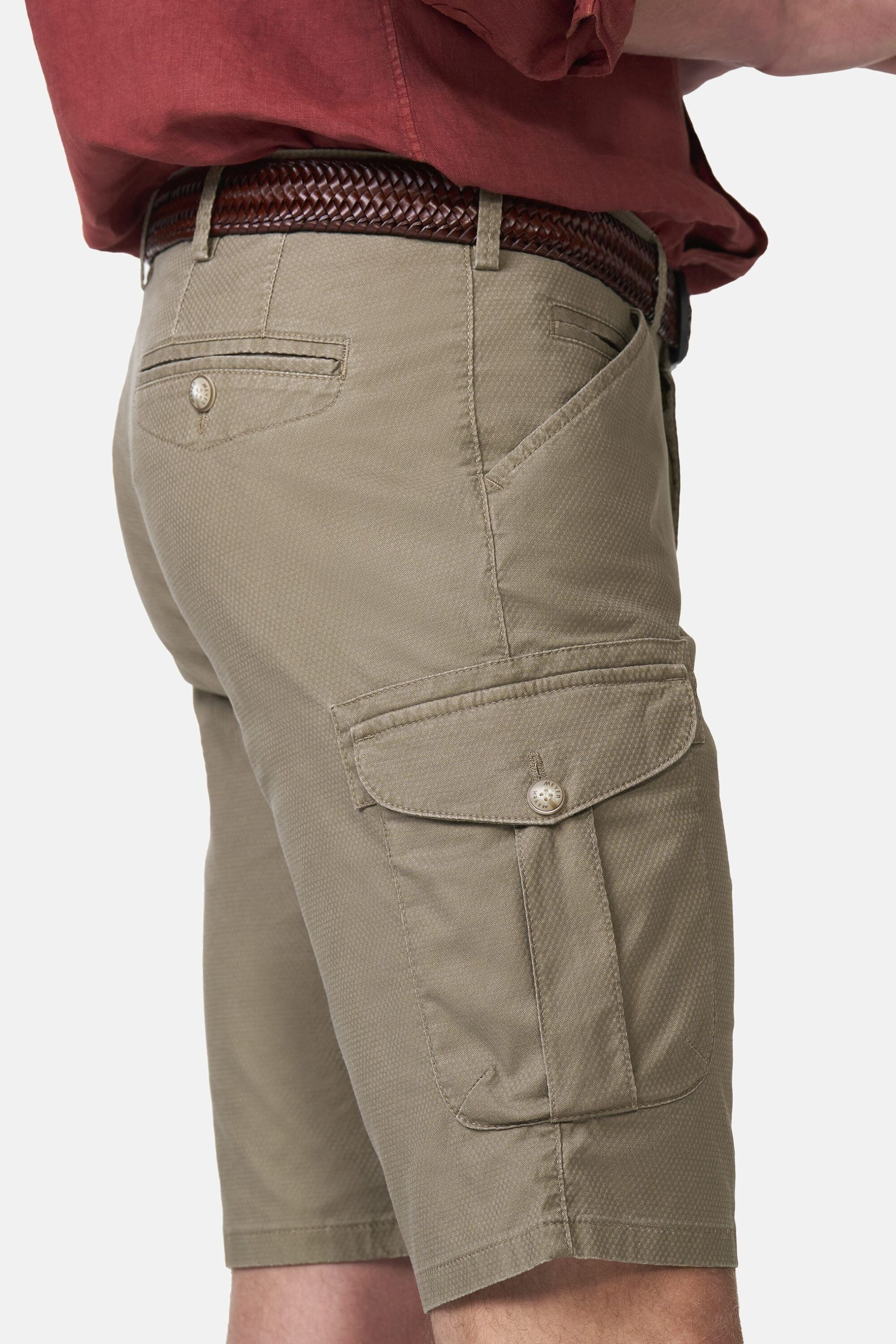 MEYER B-Orlando 1-3040 Cargo Shorts Mud 52 3
