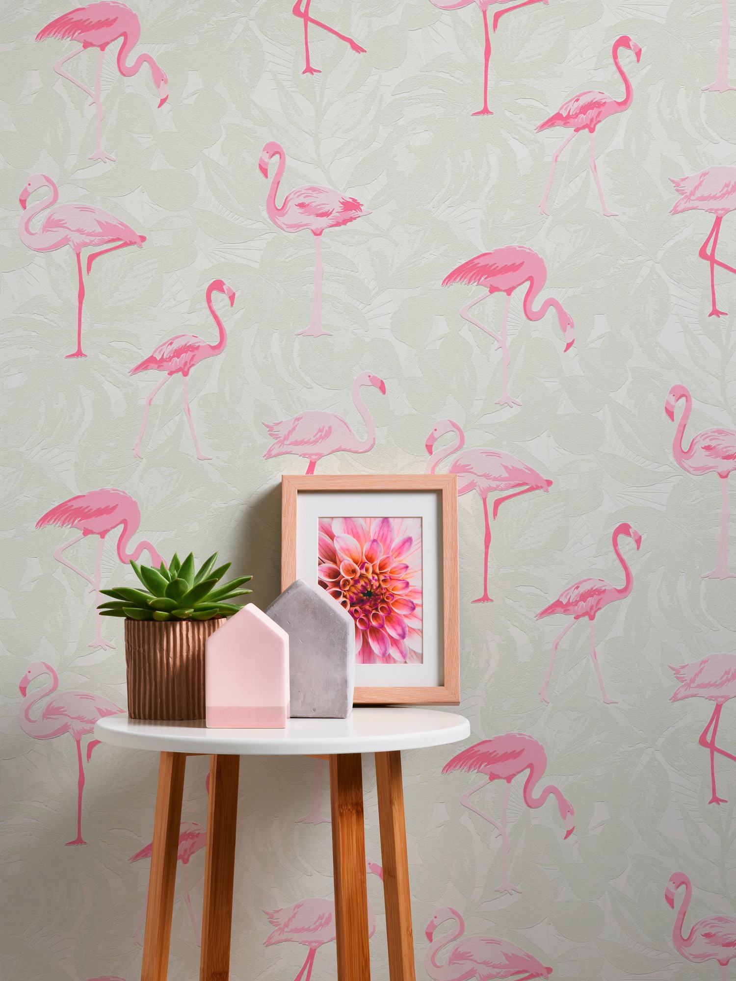 A.S. Création Vliestapete »Boys & Girls 6 mit Flamingos«, floral-botanisch-Wald, Tapete Tiere Tapeten Wohnzimmer Schlafzimmer Küche modern Design Optik