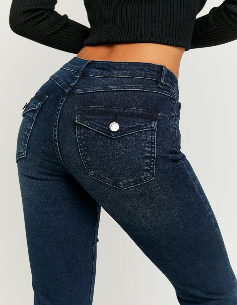 Thumbnail - Tally Weijl Bootcut-Jeans "SPADEBOOTY" Baumwollmischung, Mid Waist