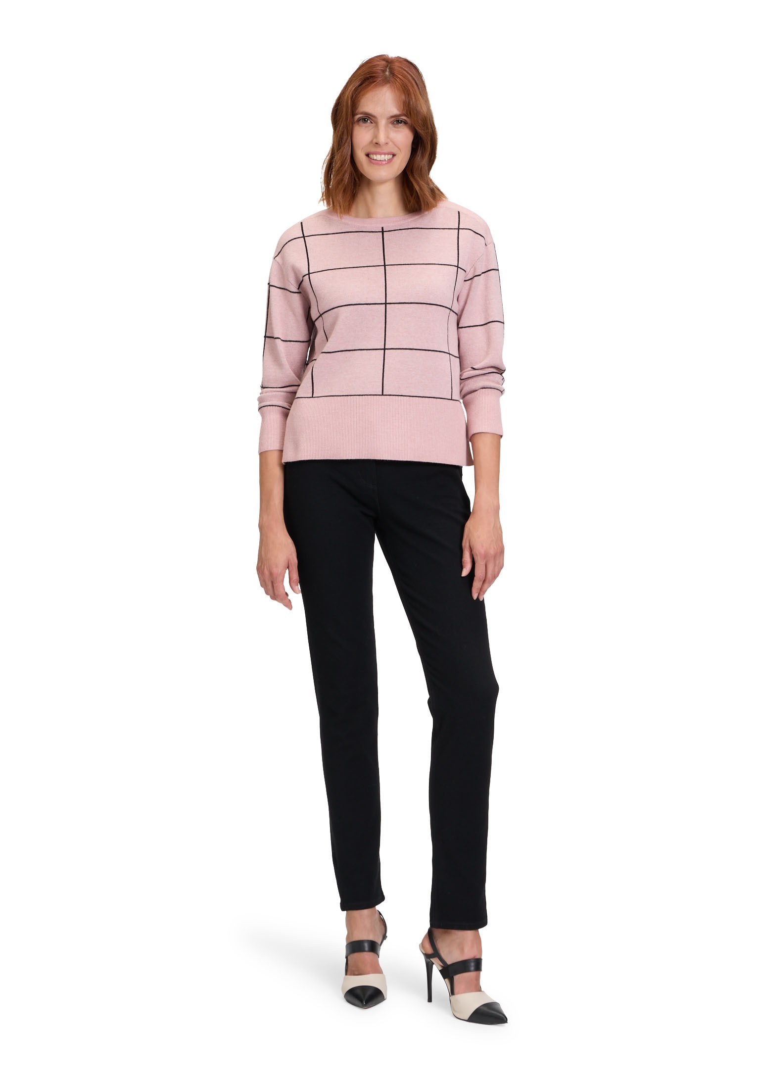 Betty Barclay Strickpullover »Betty Barclay Strickpullover langarm«, (1 tlg.), Saumschlitz