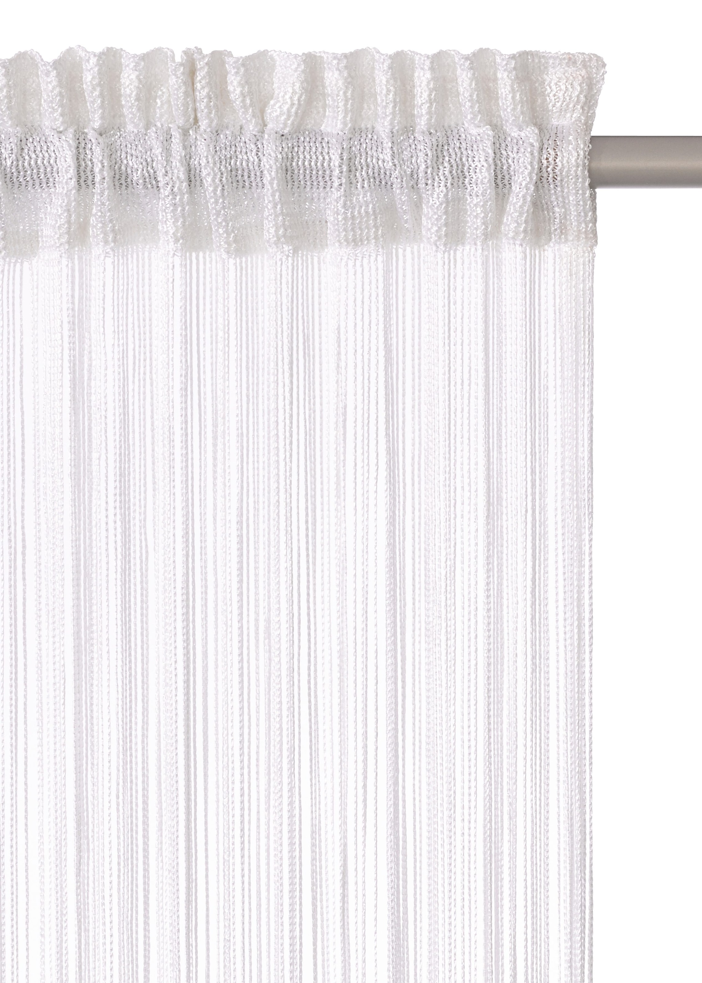 Fadenvorhang Kräuselband, BAUR »Fao-Uni«, transparent, home pflegeleicht | St.), bestellen (1 Polyester, multifunktional, my