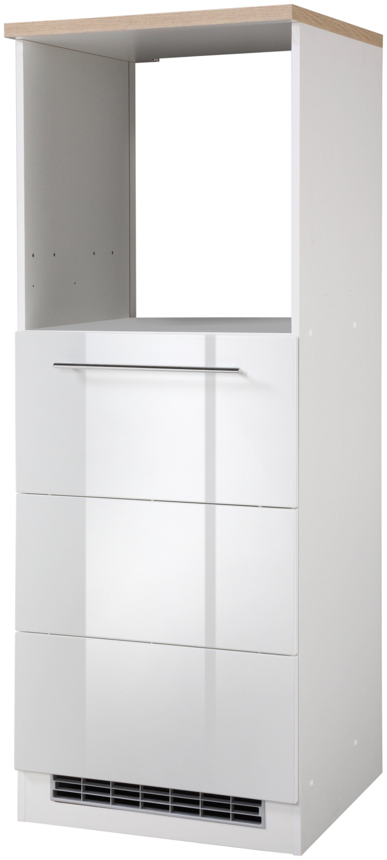KOCHSTATION "KS-Wien" Breite 60 cm, Höhe 165 cm, Türanschlag wechselbar