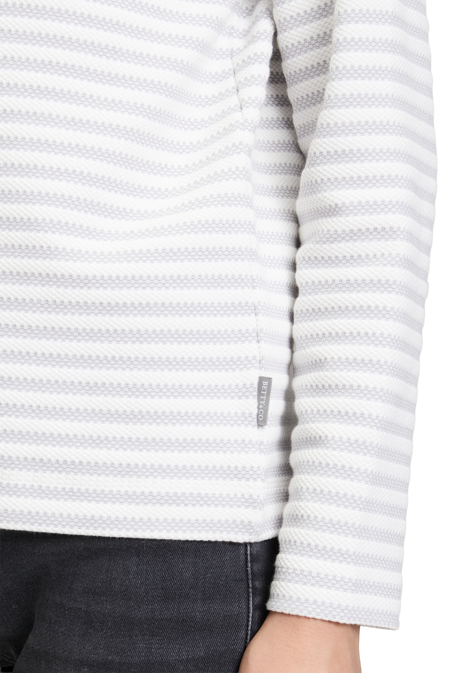 Betty&Co Sweatshirt »Betty & Co Damen Sweatshirt mit U-Boot-Ausschnitt«