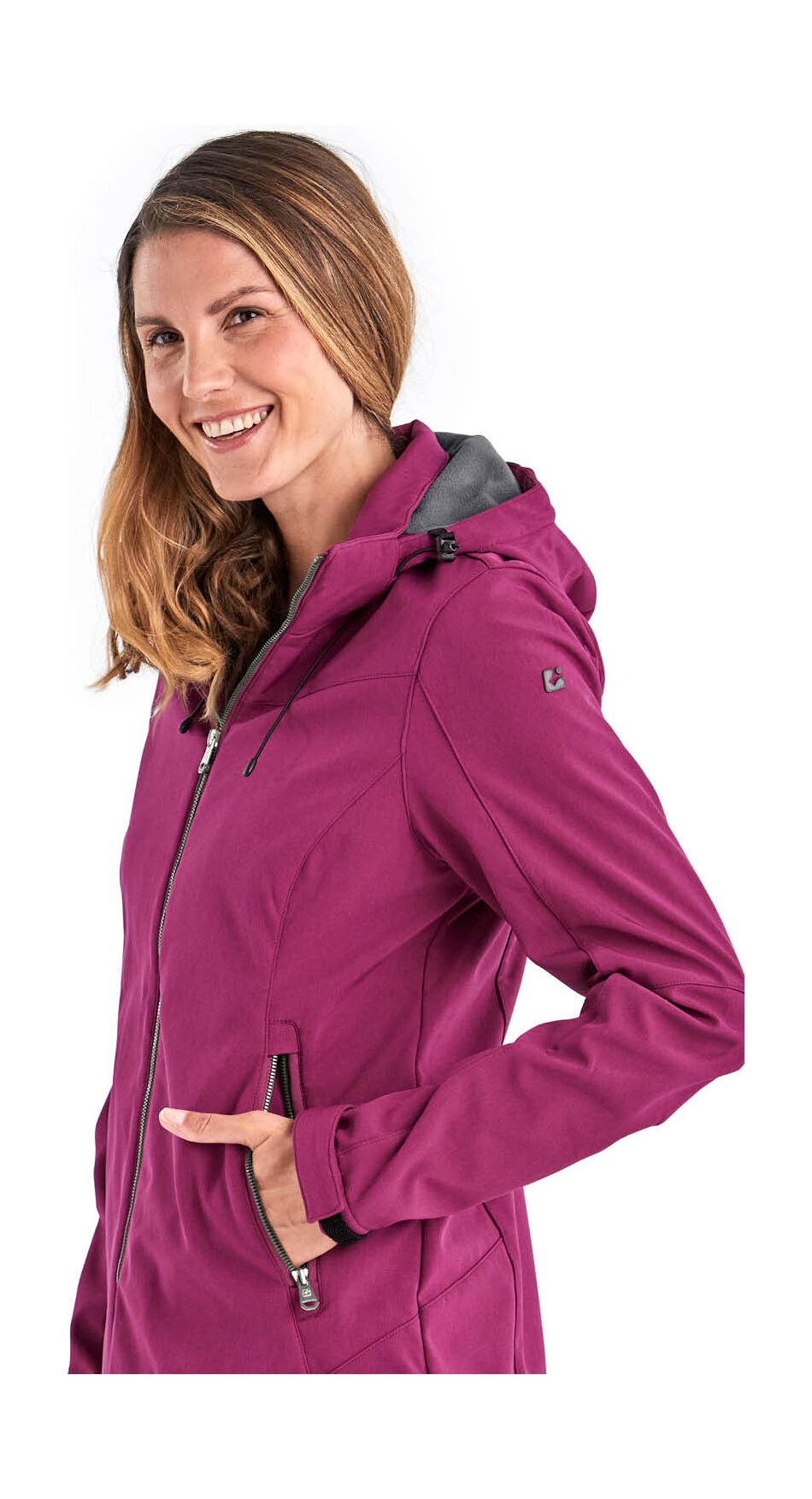 Thumbnail - Killtec Softshelljacke "Damen Softshelljacke" Wasserabweisende, winddichte Softshelljacke mit abnehmbarer Kapuze