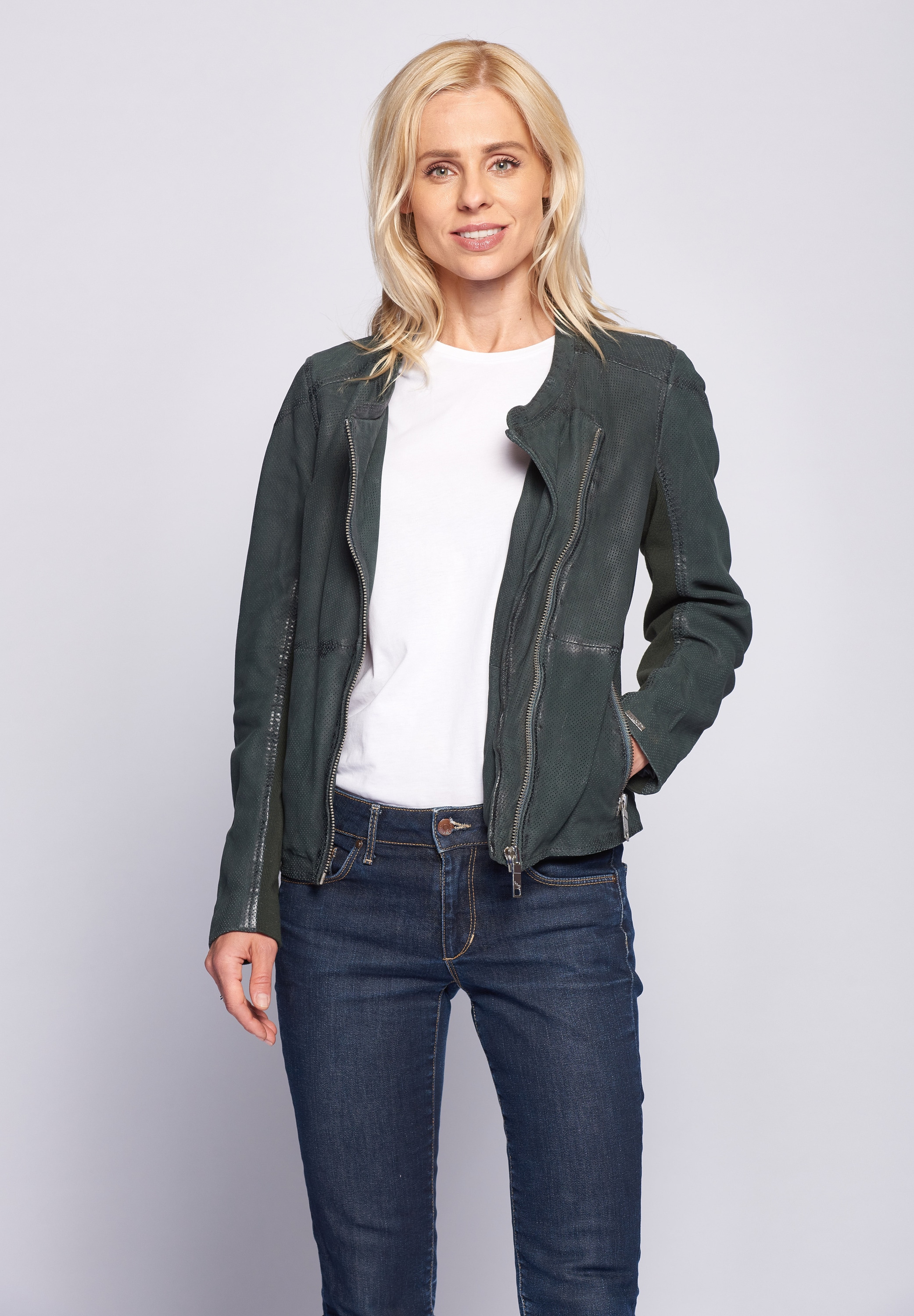 Maze Lederjacke »Linden«