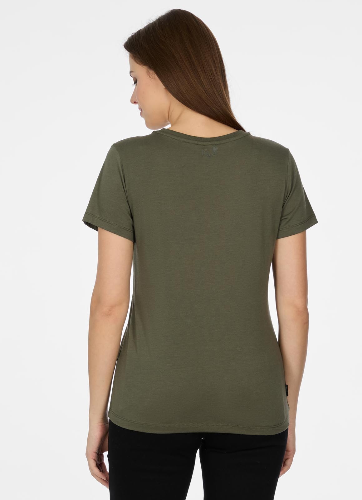 Ragwear Kurzarmshirt »MINTTA« schlichtes T-Shirt mit Rundhals und kleinem Logo auf der Brust