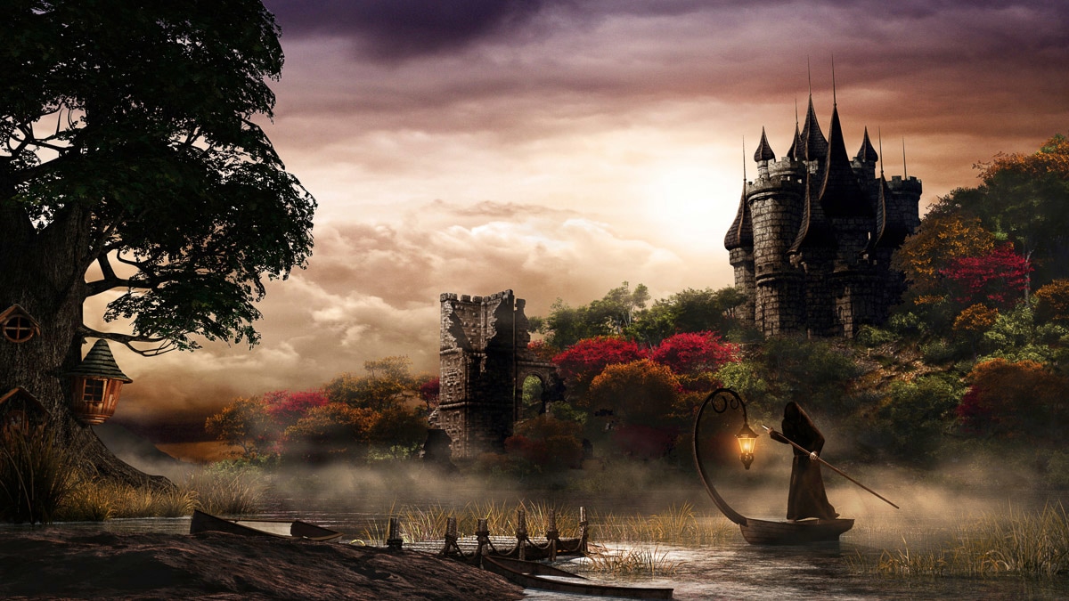 Papermoon 1100000002199 "Mystery Lake und Castle"