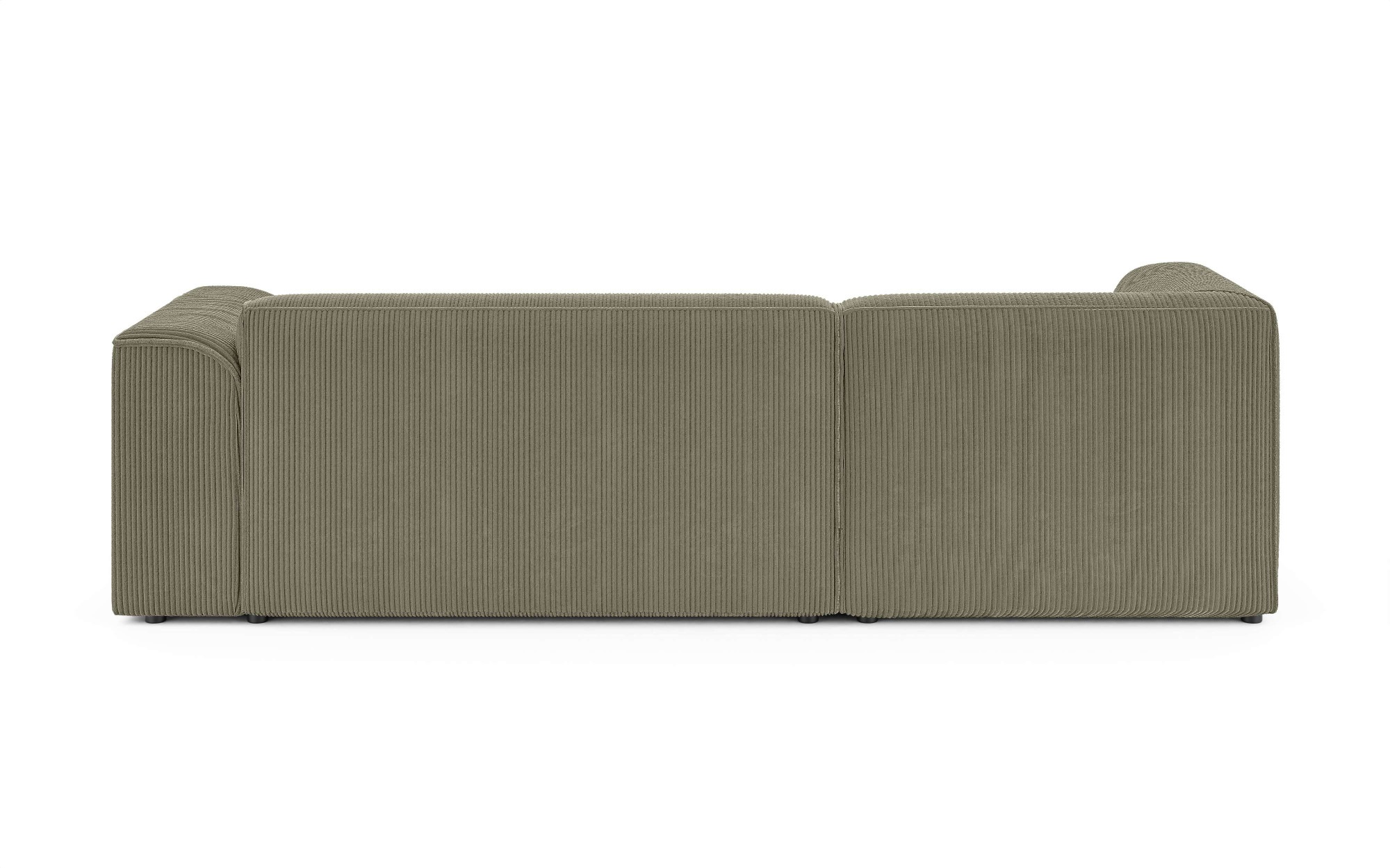 INOSIGN Ecksofa »MERID L-Form (257 cm), zeitlos & stilvolles Design,«, Aufwendig gepolstert, in Cord, Chenille und Struktur
