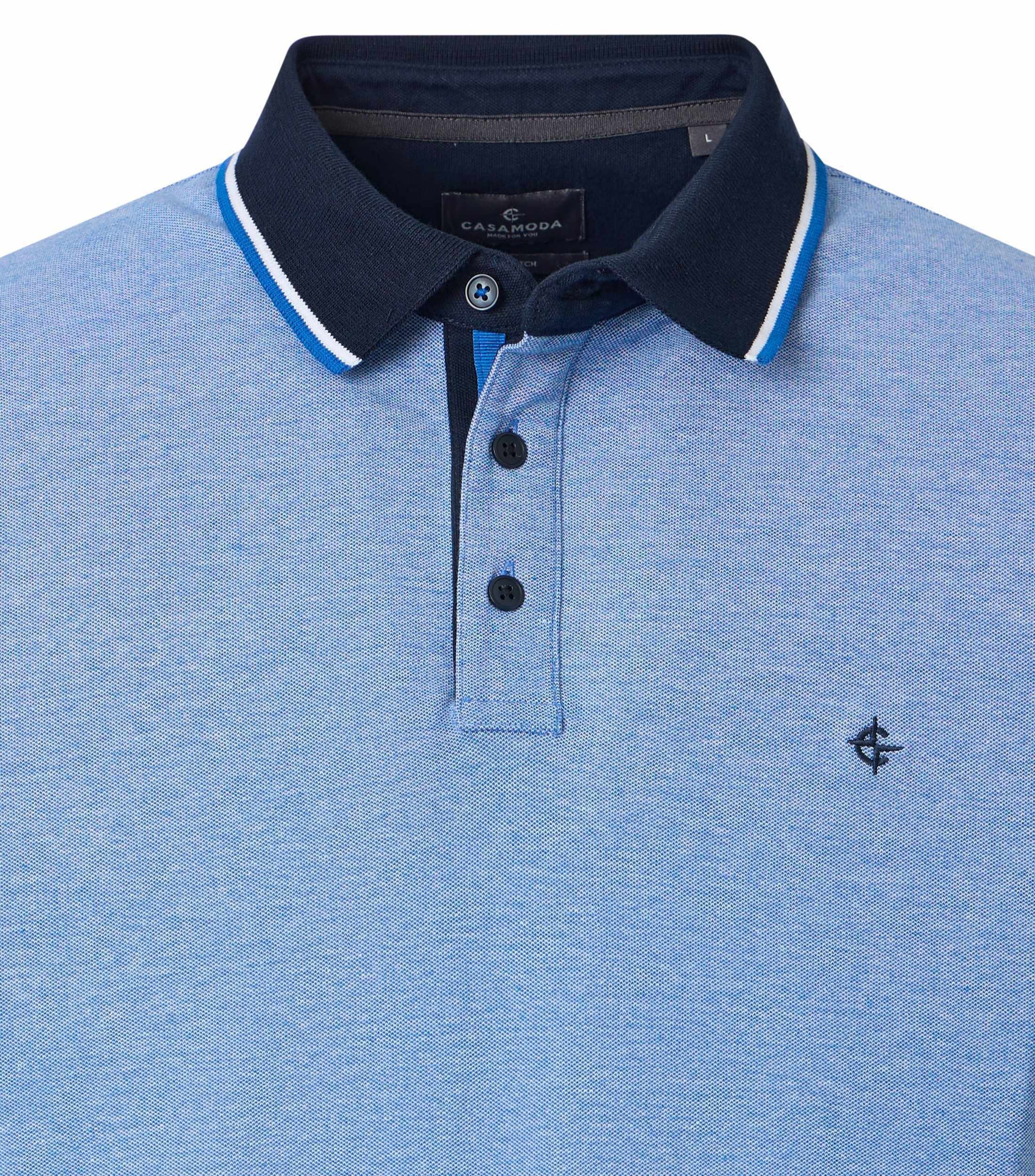 CASAMODA Poloshirt »CASAMODA Polo-Shirt uni«