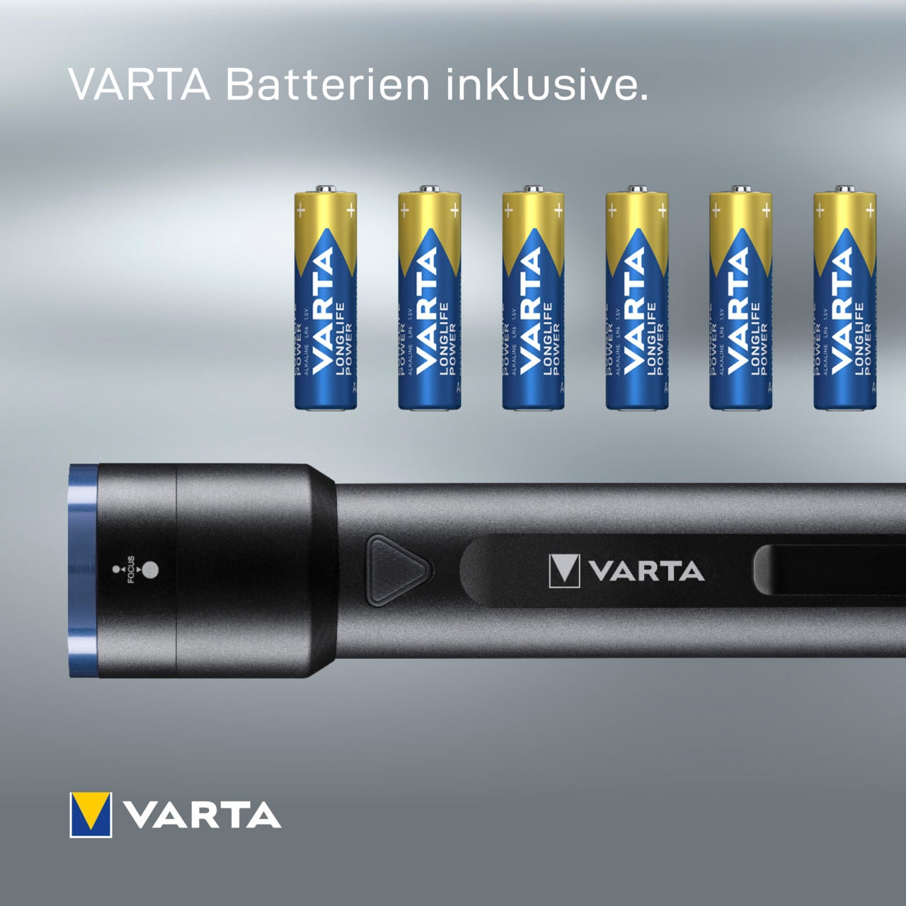 VARTA Taschenlampe »Night F40 BAUR | (Set), Premium«, 1000 Cutter Leuchtstärke, Lumen schwarz Leuchtmodi, vier