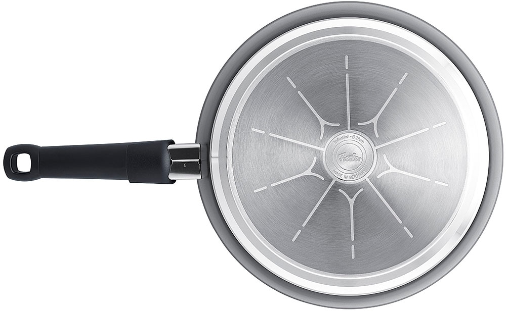 Fissler Bratpfanne »Ceratal® Orbit Black«, Aluminium, (1 tlg.), gesünderes Kochen mit Antihaft-Effekt, hergestellt ohne PFAS/PTFE