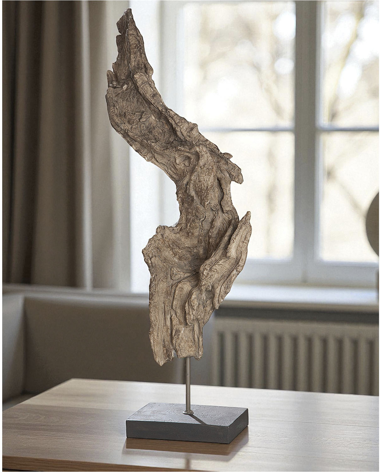 GILDE Dekoobjekt "Baumwurzel" Höhe 69 cm, in Treibholz-Optik, dekorativ im Esszimmer & Wohnzimmer