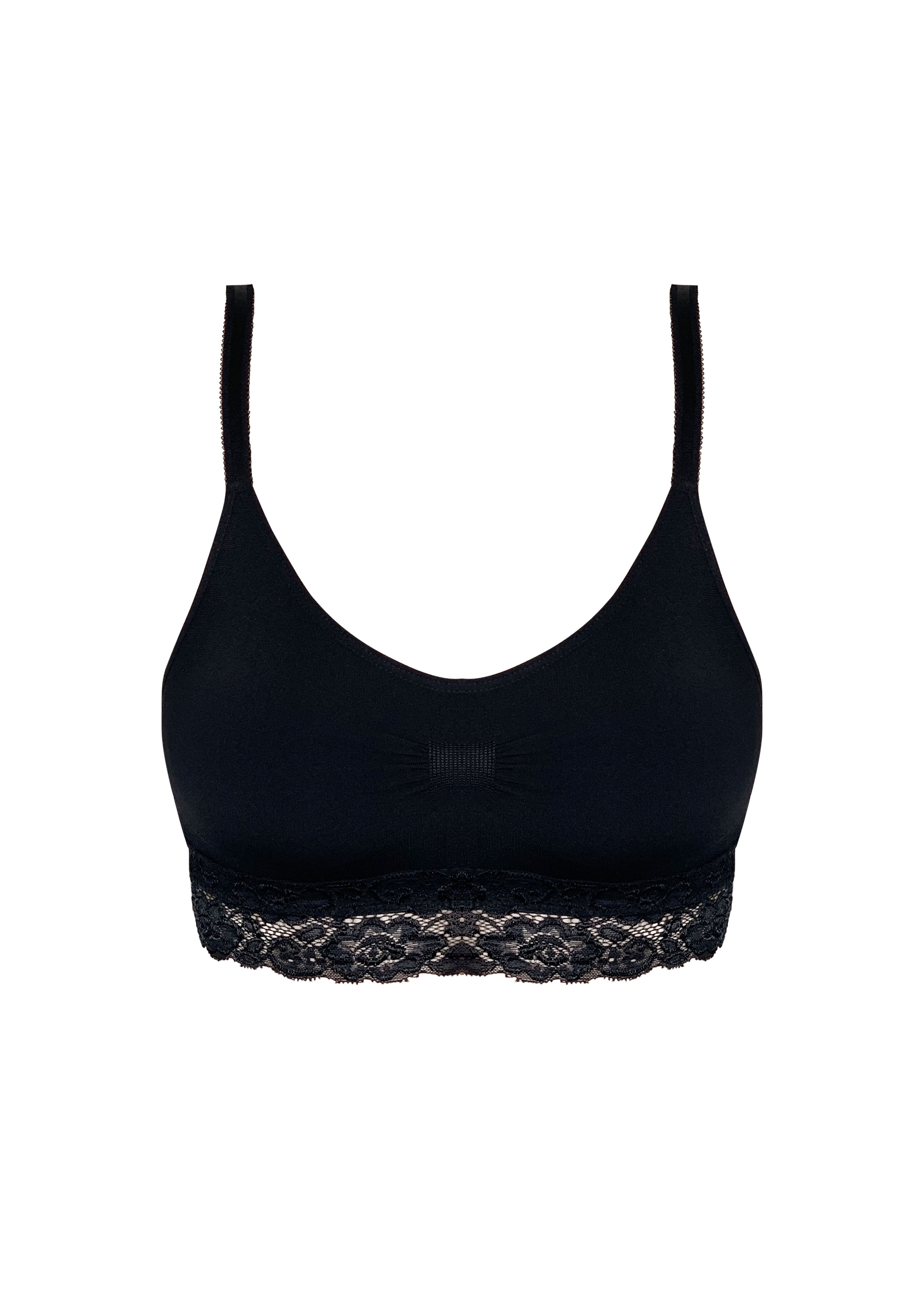 MAGIC Bodyfashion Bügelloser BH, Weiche Spitze unterhalb der Brust für einen eleganten Look