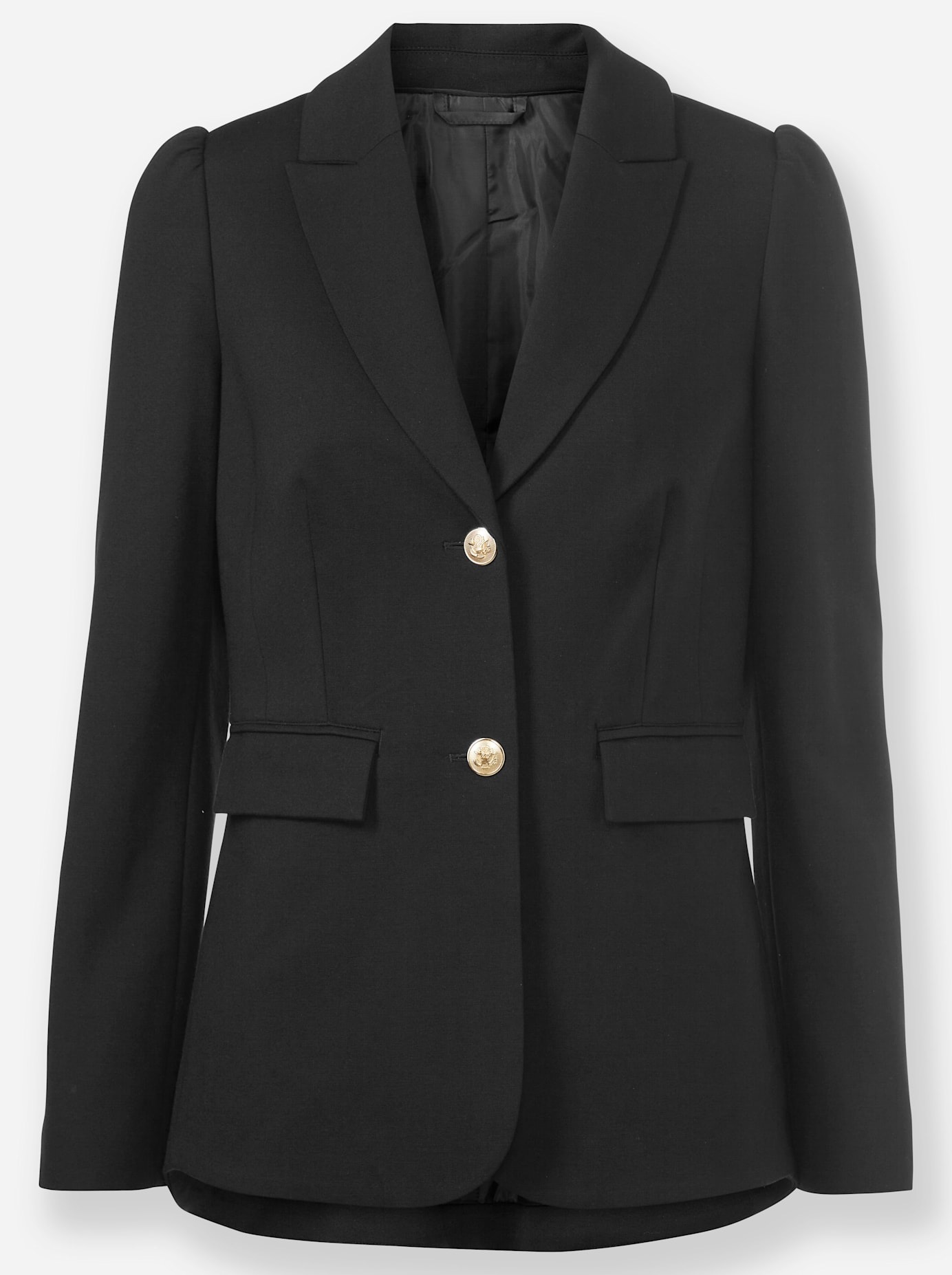 Hosenanzug HEINE, Damen, Gr. 40, Normalgrößen, schwarz, 67% Viskose, 27% Polyamid, 6% Elasthan, Anzüge Hosenanzug 3