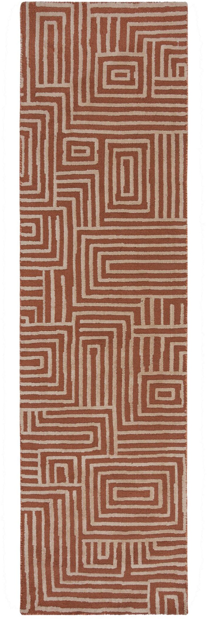 FLAIR RUGS Teppich "Kylo" rechteckig 12 mm Höhe Hoch-niedriger Flor in Woll günstig online kaufen