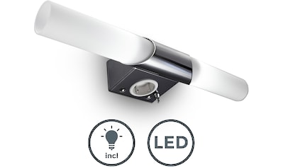 LED-Bad-Spiegelleuchte,  inkl. LED Leuchtmittel 2 x E14, 5 Watt, 470lm,  3.000K, inkl....