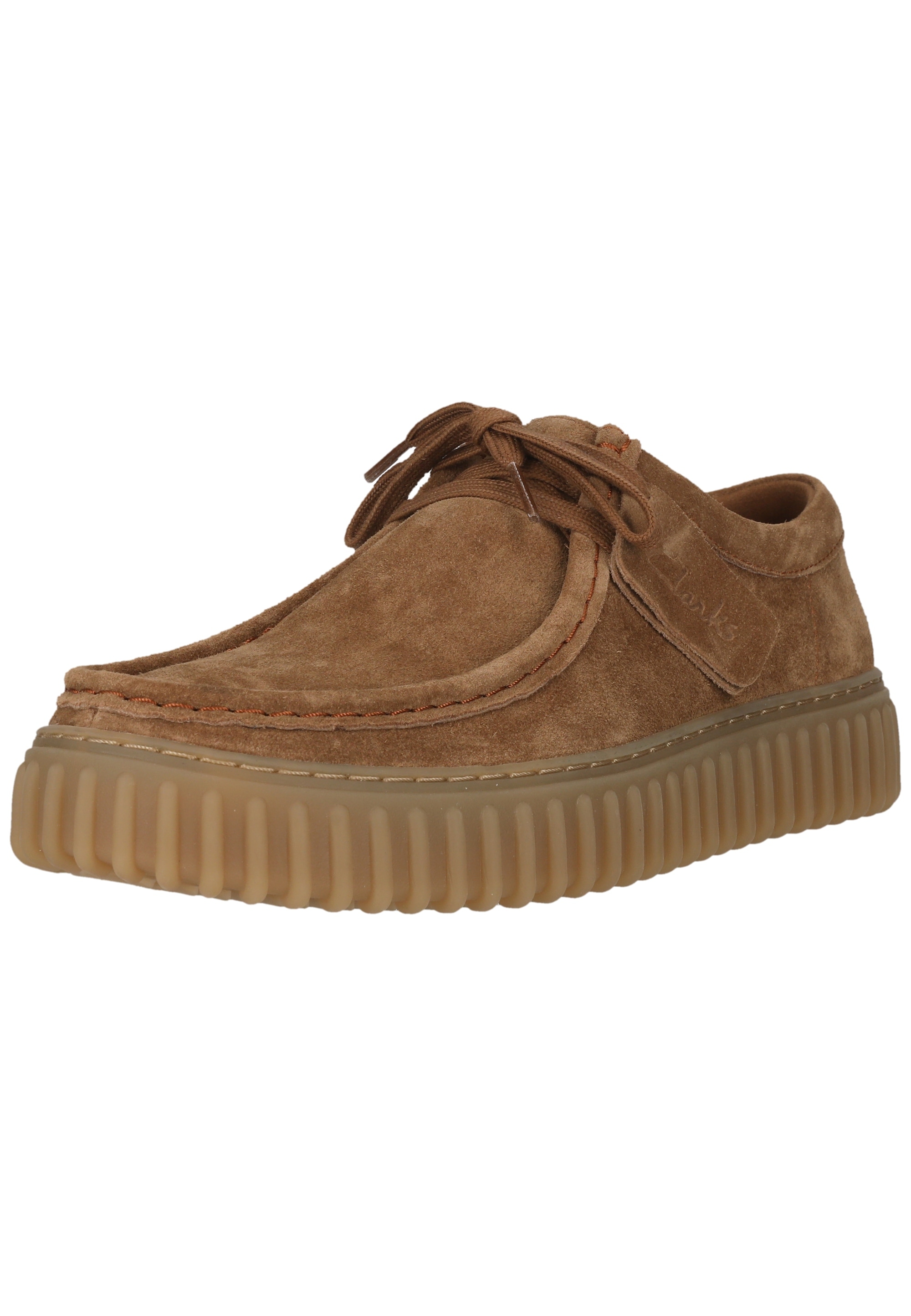 Clarks Schnürschuh »Torhill«  mit gerippter Laufsohle