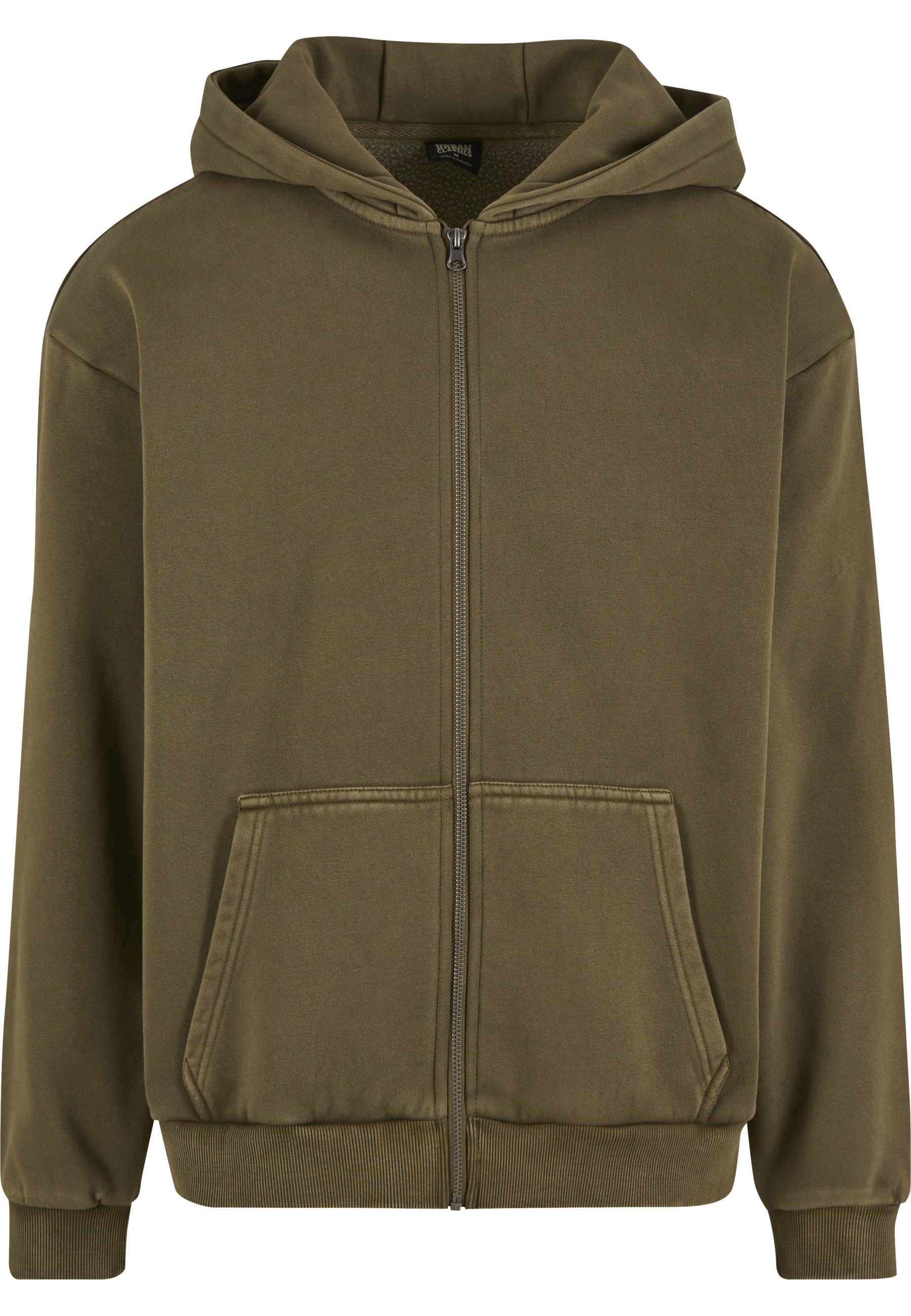 URBAN CLASSICS Sweatjacke "Urban Classics Vintage Heavy Zip Hoodie"
