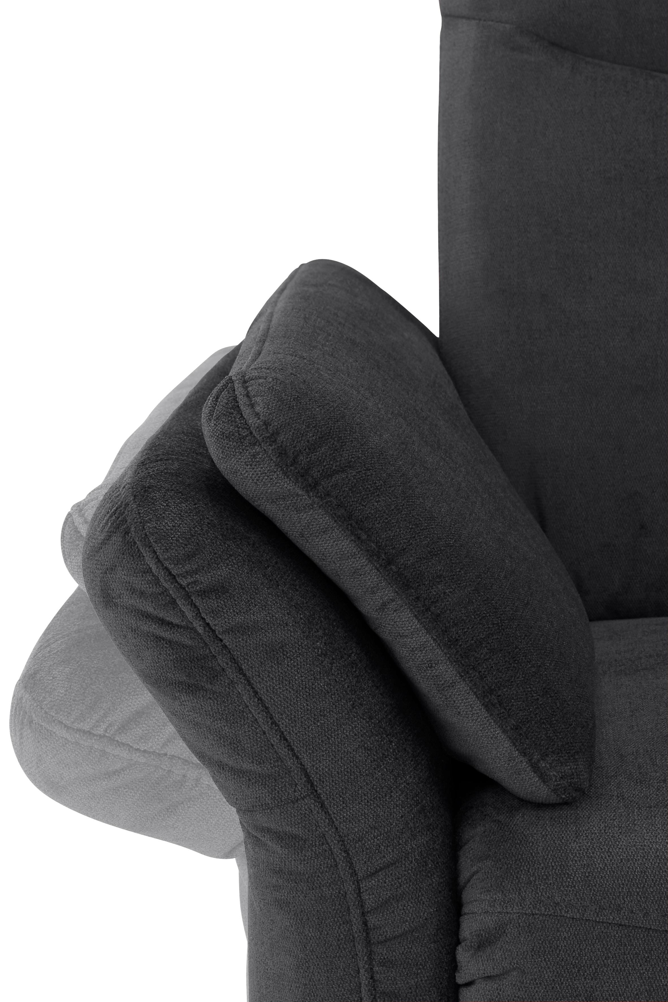 Home affaire 3-Sitzer »Tahoma«, mit Armteilverstellung, Federkern