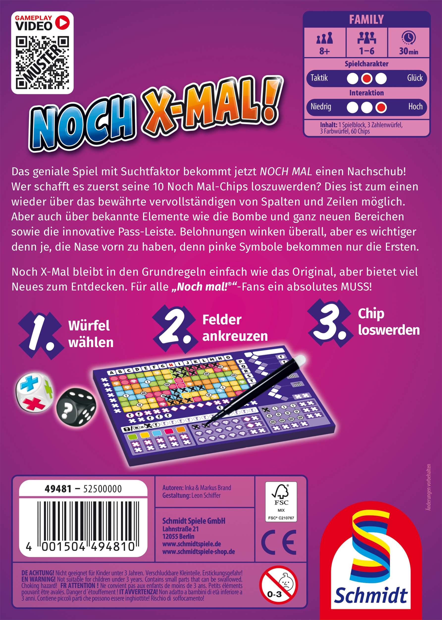 Schmidt Spiele Spiel »Noch X-Mal!«