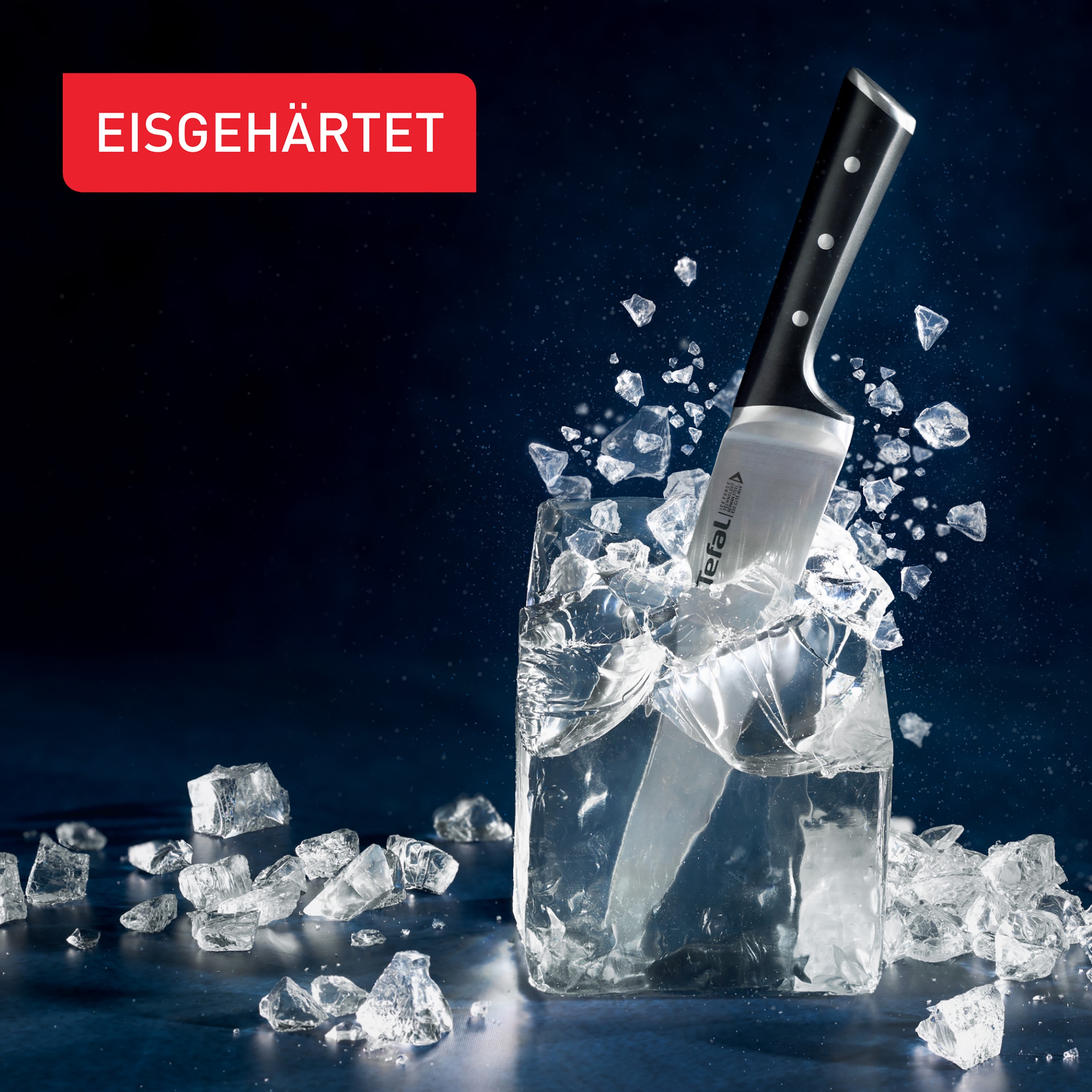 Tefal Schälmesser »Ice Force« 9 cm, Eishärtungstechnologie, Klinge aus deutschem Edelstahl