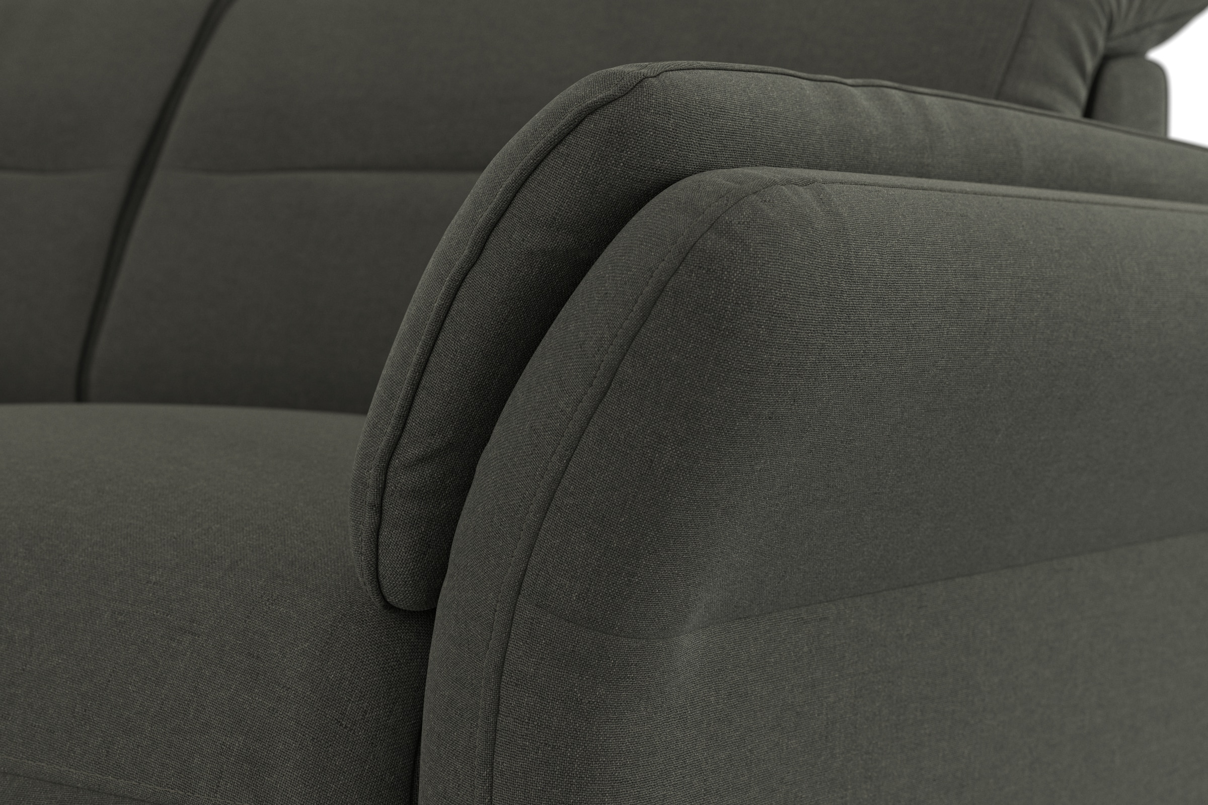 sit&more Ecksofa »Grenoble L-Form mit Federkern« wahlweise mit Bettfunktion, Bettkasten, Arm- und Kopfteilverstellung