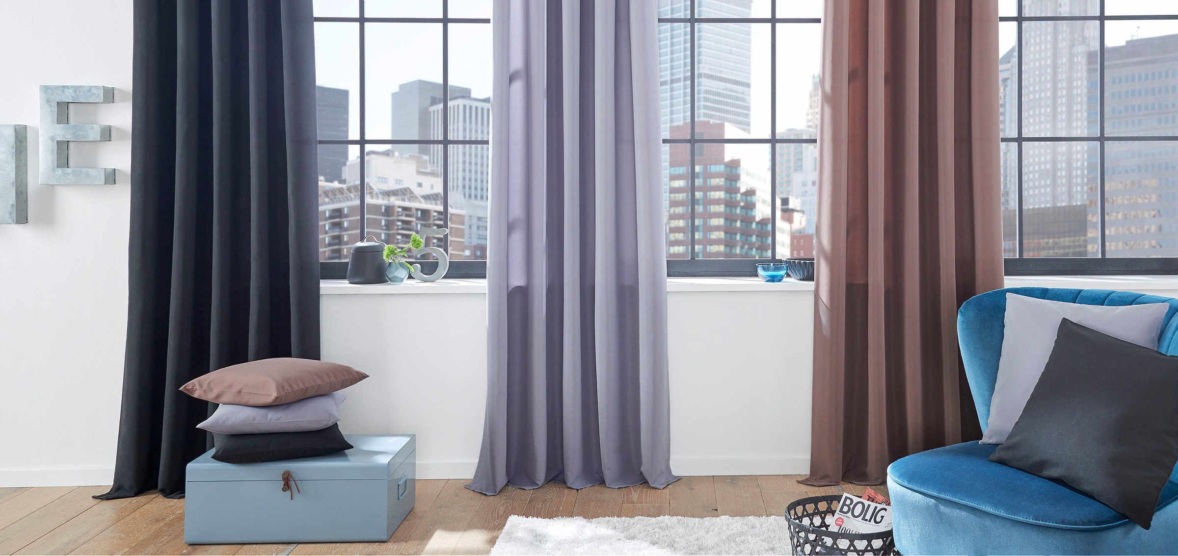 Bruno Banani Dekokissen "Lagan" 2-er Set, einfarbig, Kissenhüllen ohne Füll günstig online kaufen