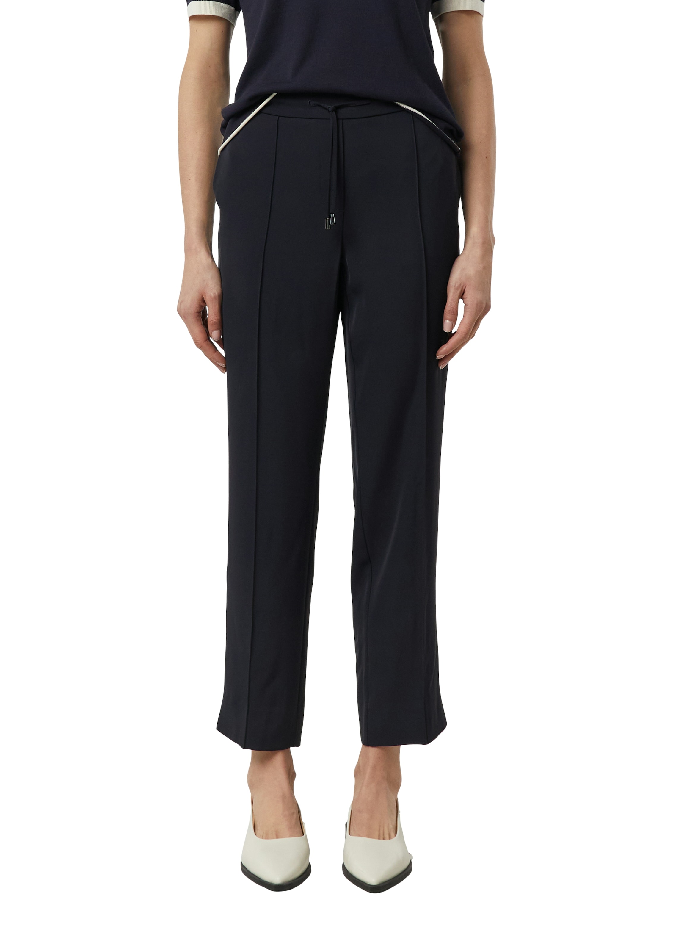 Comma Stoffhose mit Gummizug und Kordelzug günstig online kaufen