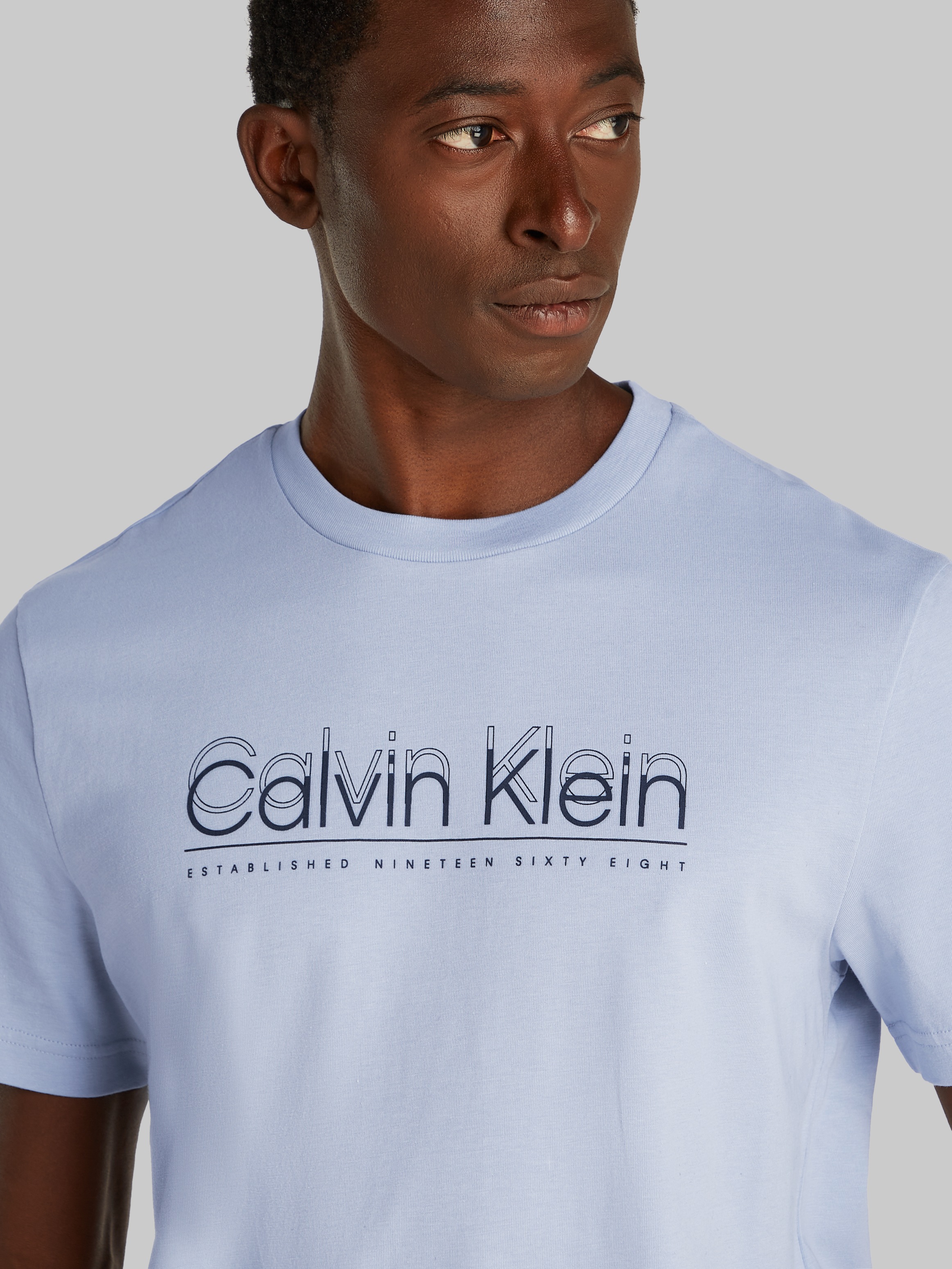 Calvin Klein T-Shirt "CP-DOUBLE LOGO T-SHIRT", mit großem Logoschriftzug günstig online kaufen