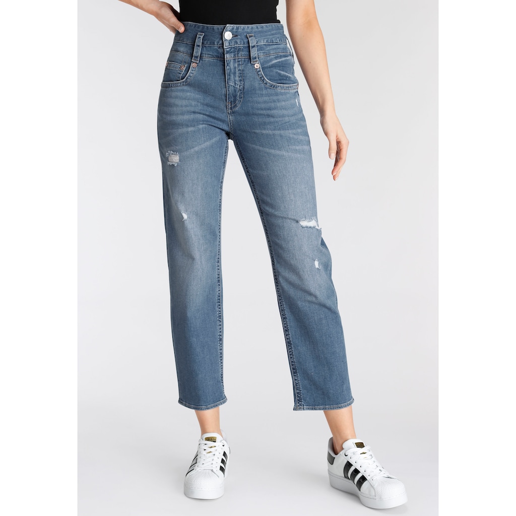 Herrlicher High-waist-Jeans »Pitch HI Tap Denim Stretch«