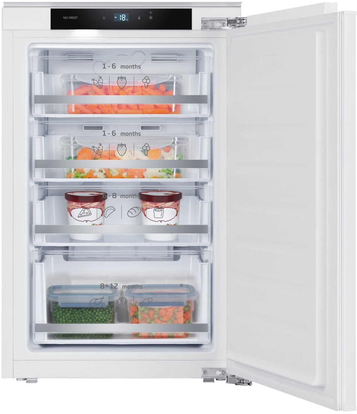 Amica Einbaugefrierschrank »EGSX 321 250« 87 cm hoch 56 cm breit