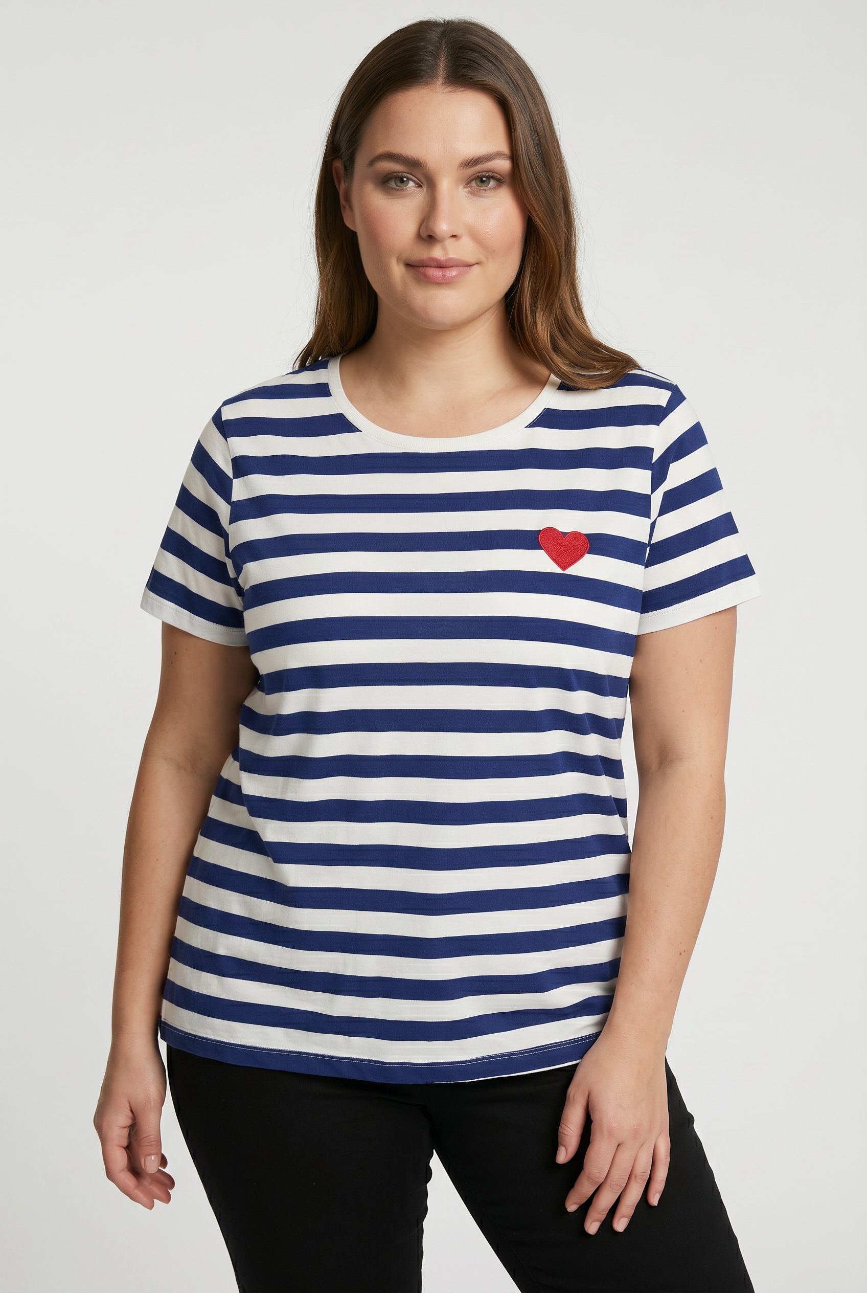 ONLY CARMAKOMA Rundhalsshirt "CARANITA LIFE S/S O-NECK REG TOP JRS"