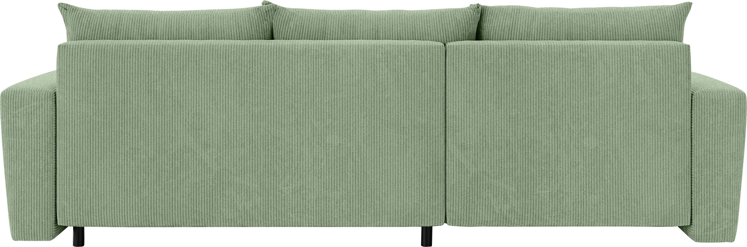 INOSIGN Ecksofa »MAGHERA universell Schlafsofa mit Bettkasten, Maße B/T/H: 255/142/84cm«, L-Form mit Recamiere rechts oder links montierbar, hoher Sitzkomfort