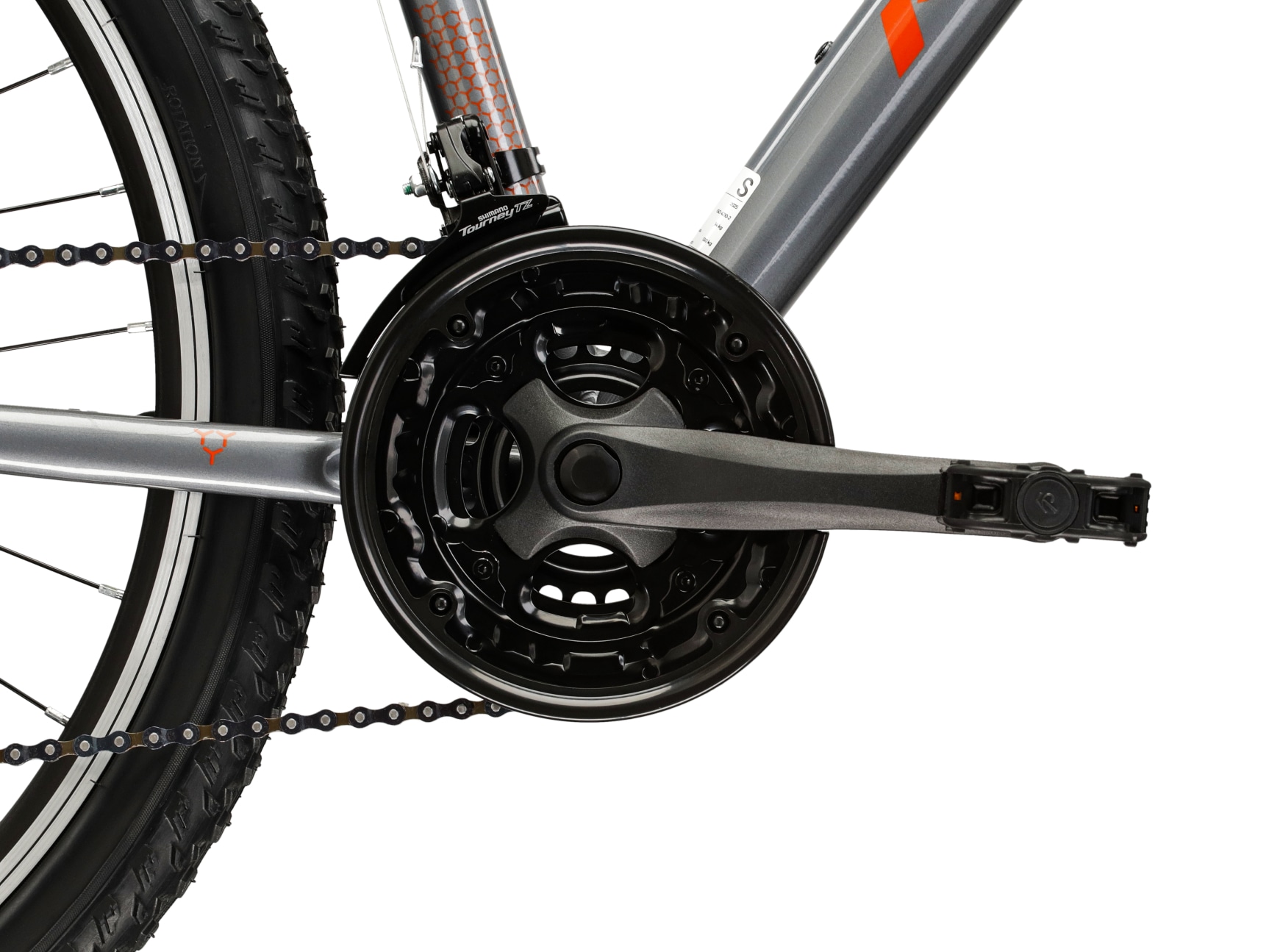 Kross Mountainbike »KROSS Mountainbike Hardtail 26" Hexagon 1.0 grau 21 Gänge« 21 Gang Shimano TOURNEY TY300 Schaltwerk Kettenschaltung