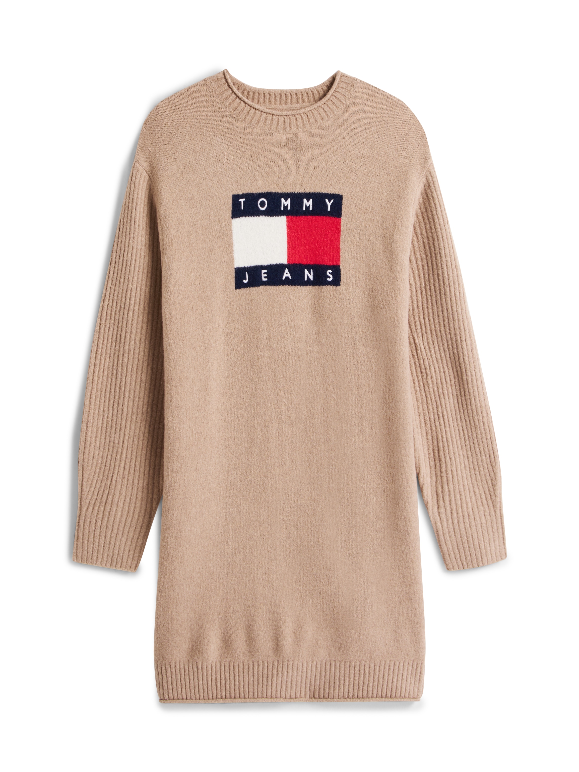 Tommy Jeans Strickkleid »TJW FLAG SWEATER DRESS EXT«