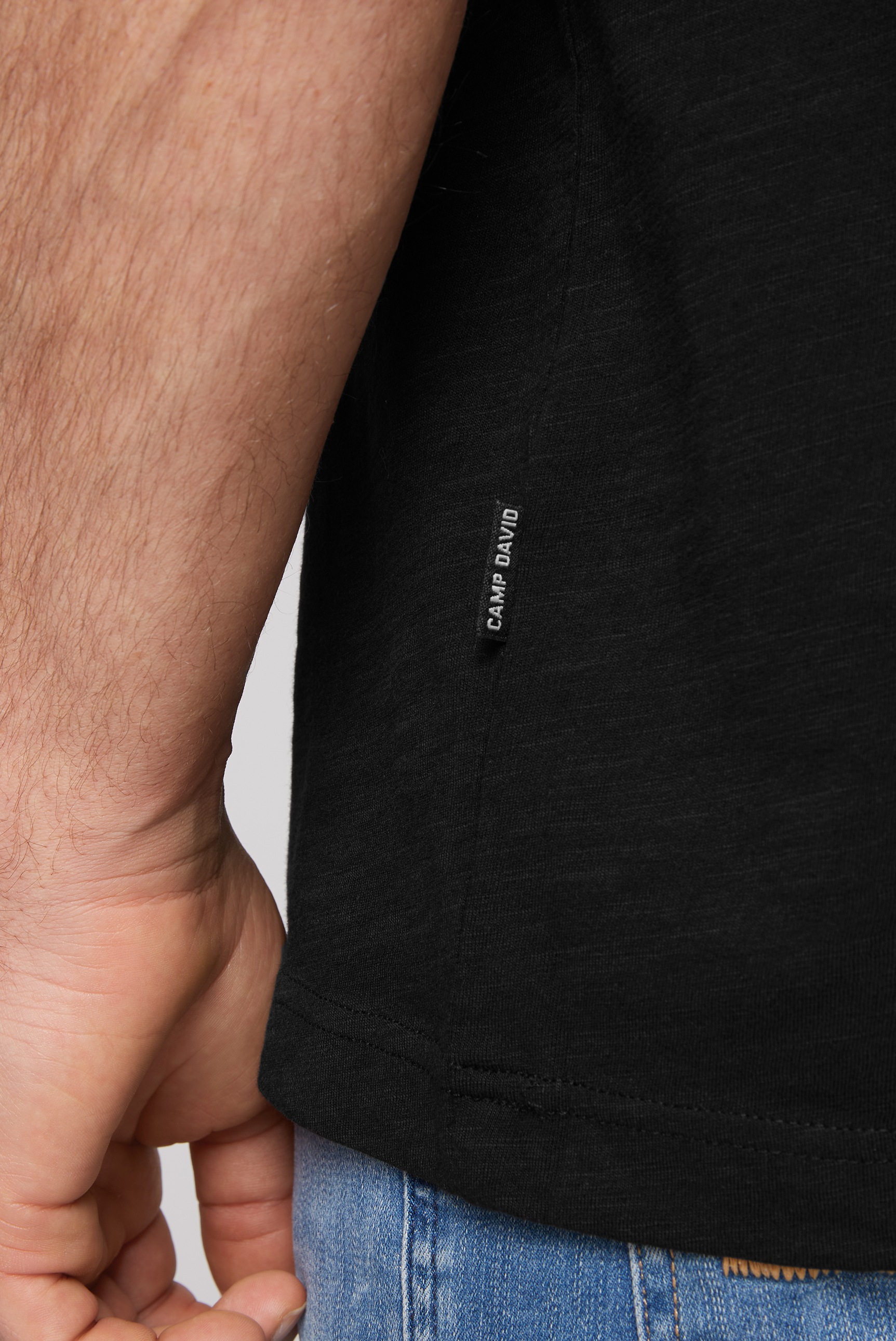 CAMP DAVID V-Shirt, aus Baumwolle