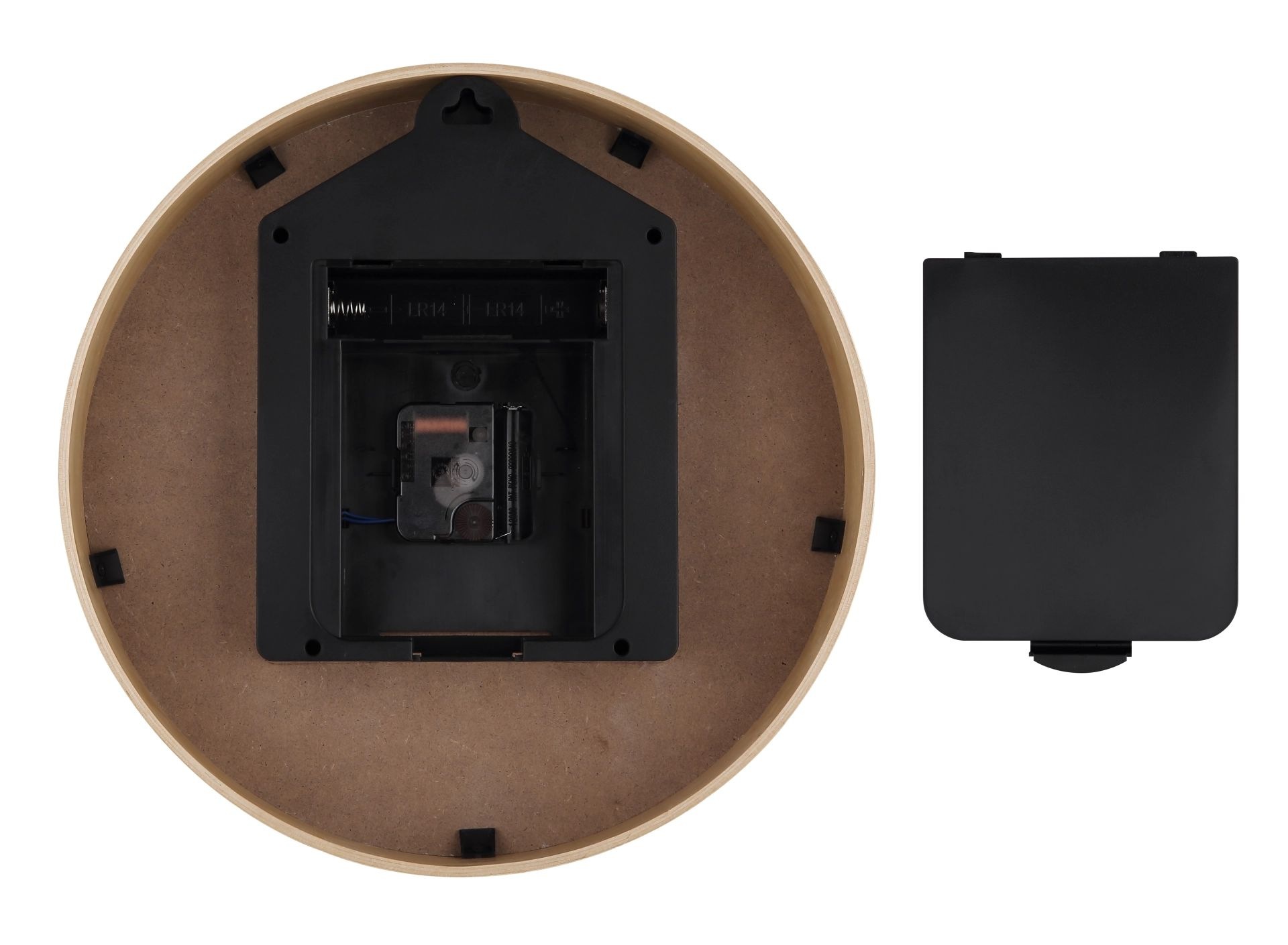 GLOBO LIGHTING Dekolicht »CLOCKY« LED-Modul 1 Stk. Uhr, Holz, Zeiger und Ziffern, Kuckucksfunktion