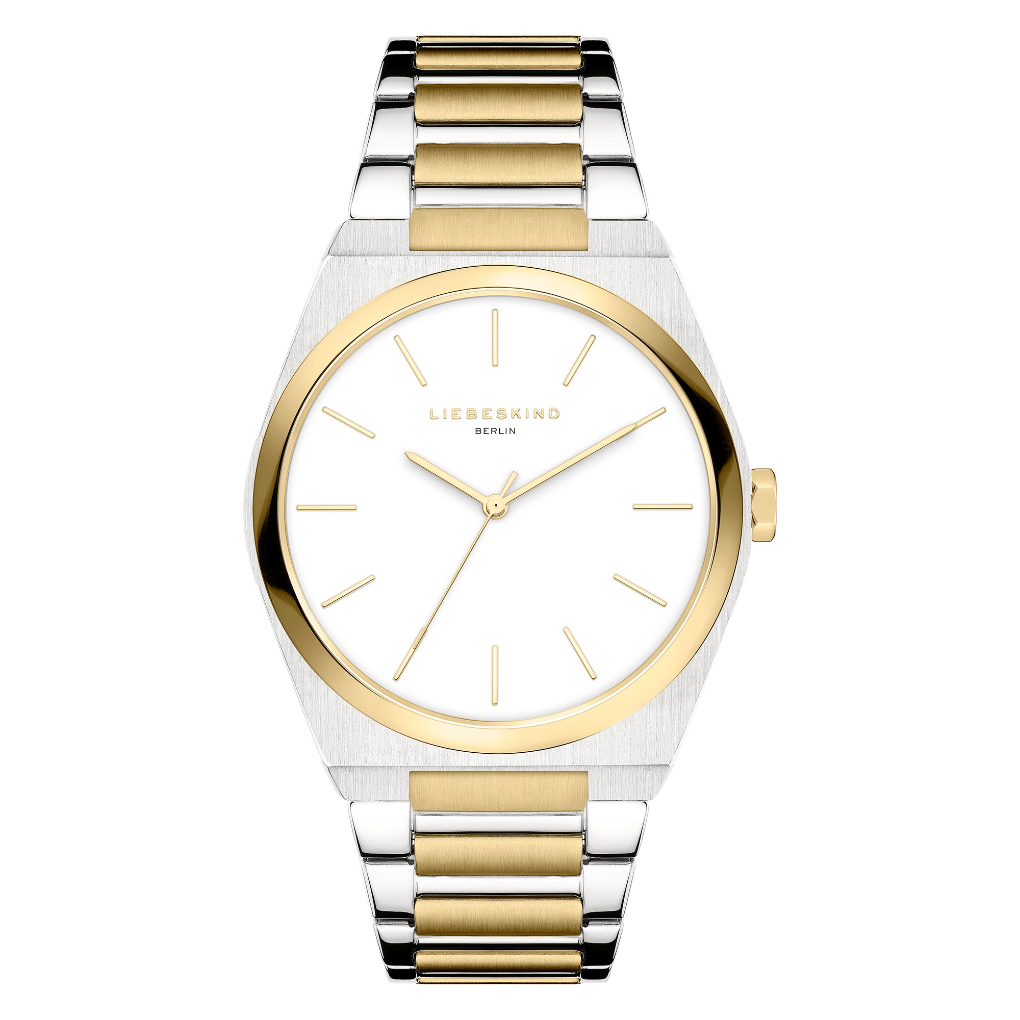 Liebeskind Berlin Quarzuhr »Minimalist 48 mm«, Armbanduhr, Damenuhr, Edelstahlarmband, analog