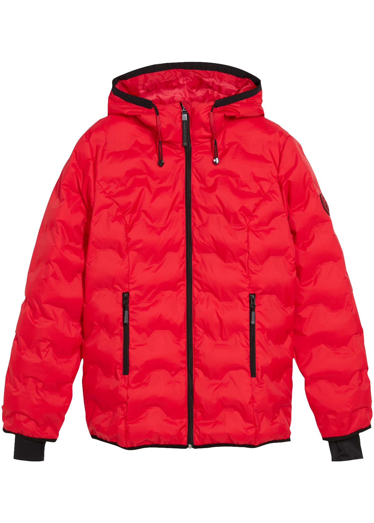 bonprix Funktionsjacke mit Kapuze wasserdicht, mit ultraleichter Wattierung, hüftbedeckend