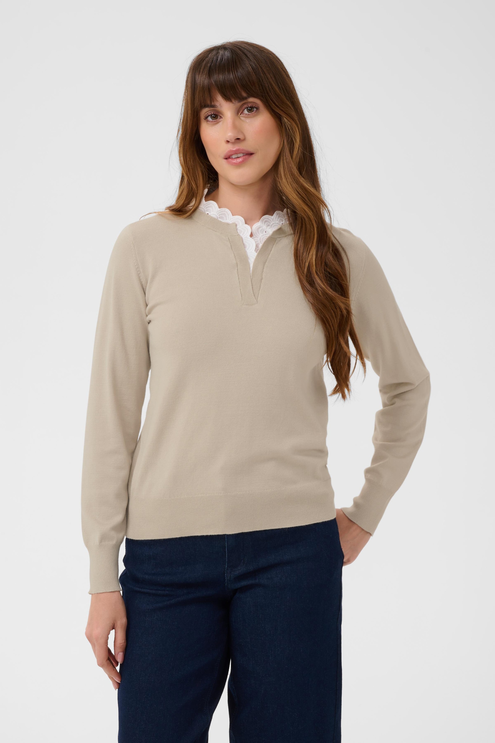 KAFFE Strickpullover »Damen Strickpullover KAlizza«