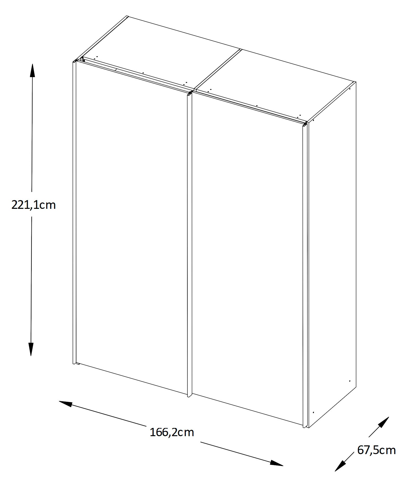 STAUD Schwebetürenschrank »Sinfonie Plus, edles Design in hochwertiger Qualität, Made in Germany«, Mit vier verschiedenen Ausstattungsvarianten