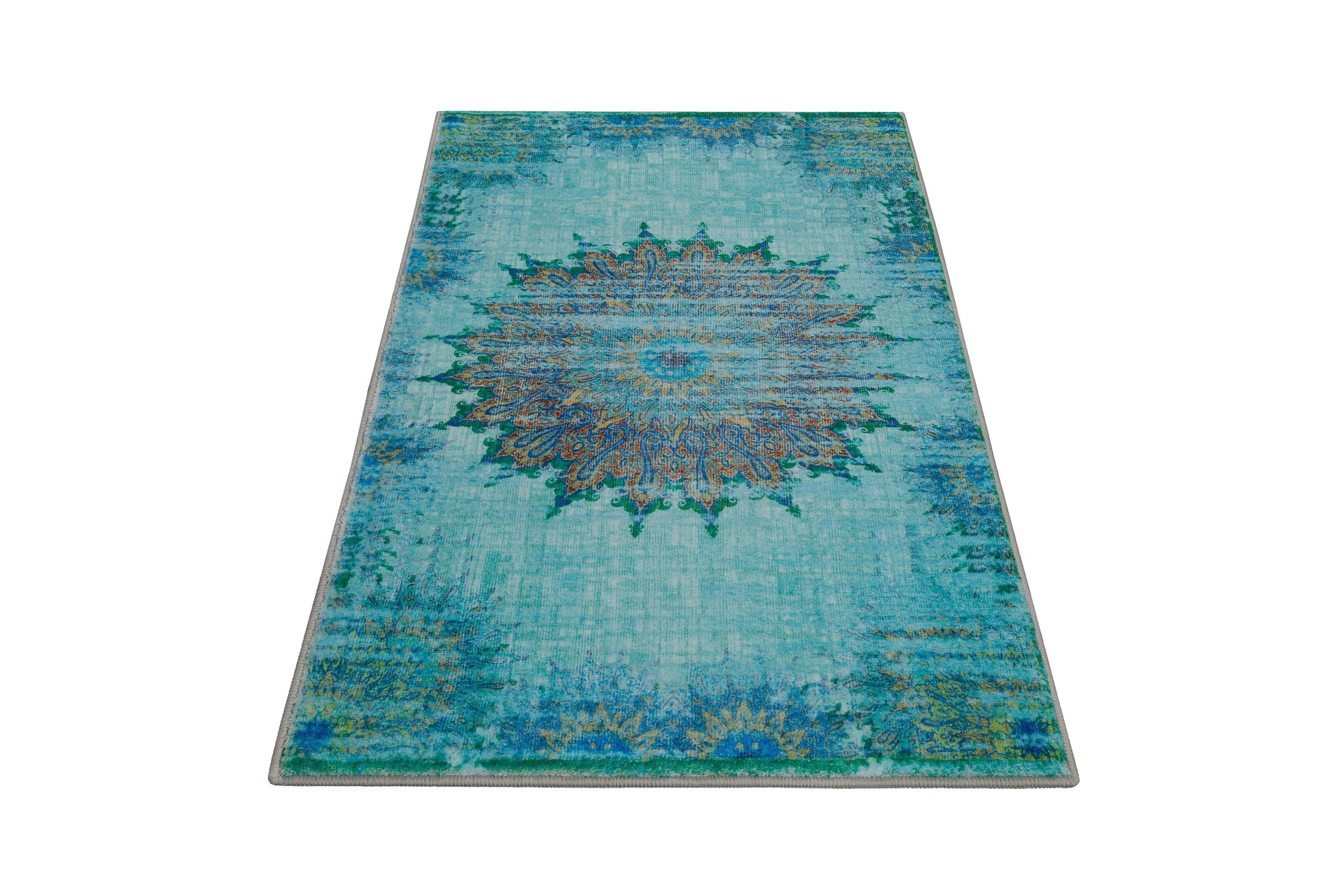Wecon home Badematte »Healing«, fußbodenheizungsgeeignet, Vintage, waschbar, rutschfest, schnell trocknend, robust, Badteppich
