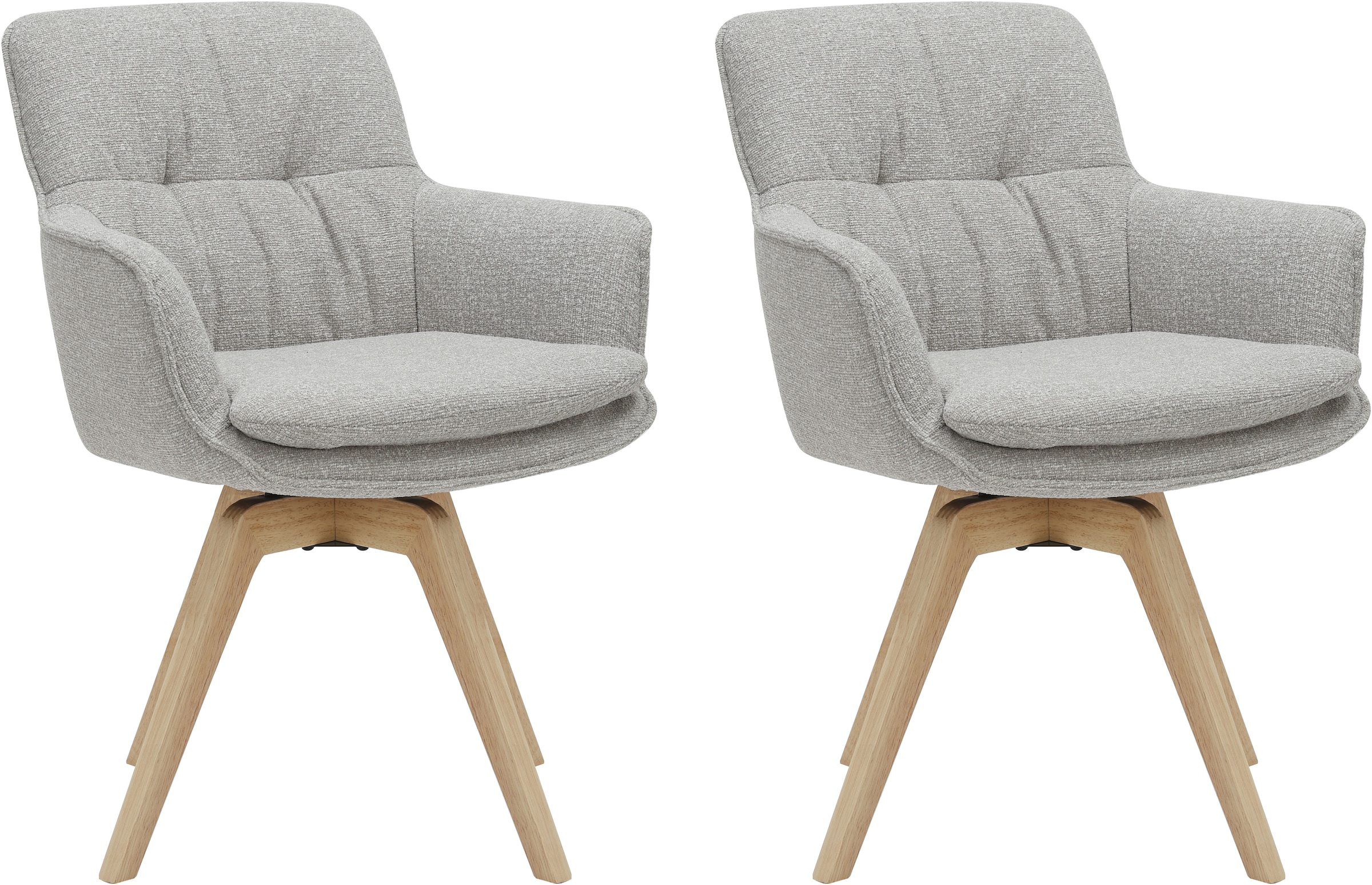OTTO home Esszimmerstuhl »Sigune« () 1 Stk.pflegeleichter Webstoff Bezug, massives Echtholzgestell