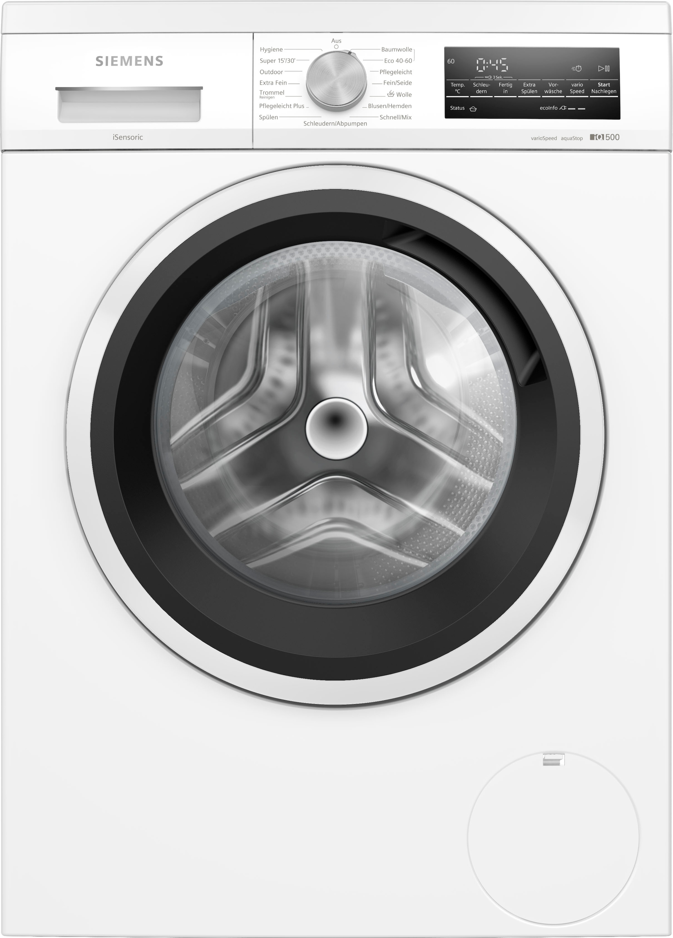SIEMENS Waschmaschine iQ500 "WU14UT42" 9 kg 1400 U/min Unterbaufähig, Outdo günstig online kaufen
