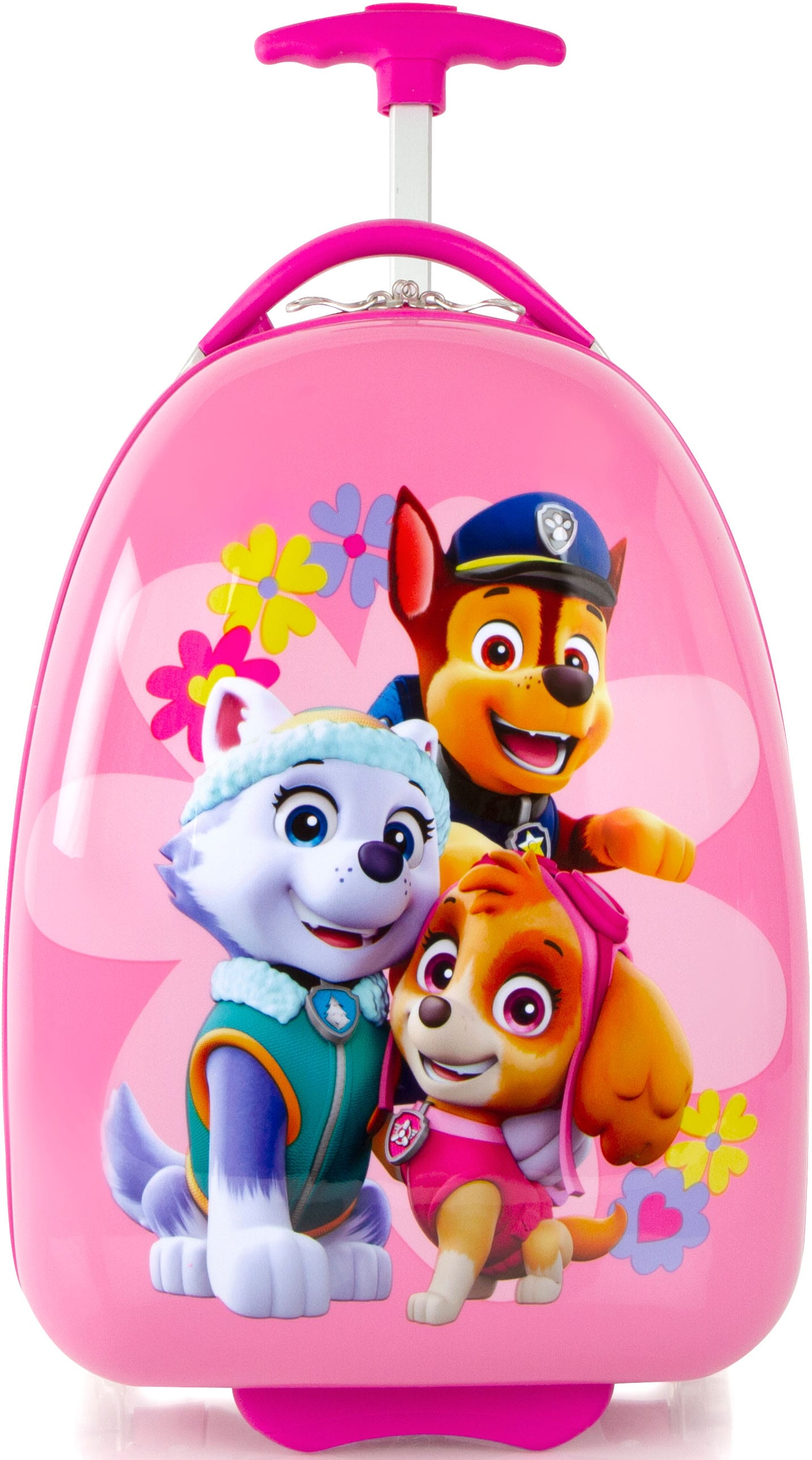 HEYS Kinder Kinderkoffer "Paw Patrol, Rosa", pink, Polycarbonat, mehrfarbig, festlich, Koffer, Heys x Joachim Llambi Kindertrolley Handgepäck-Koffer